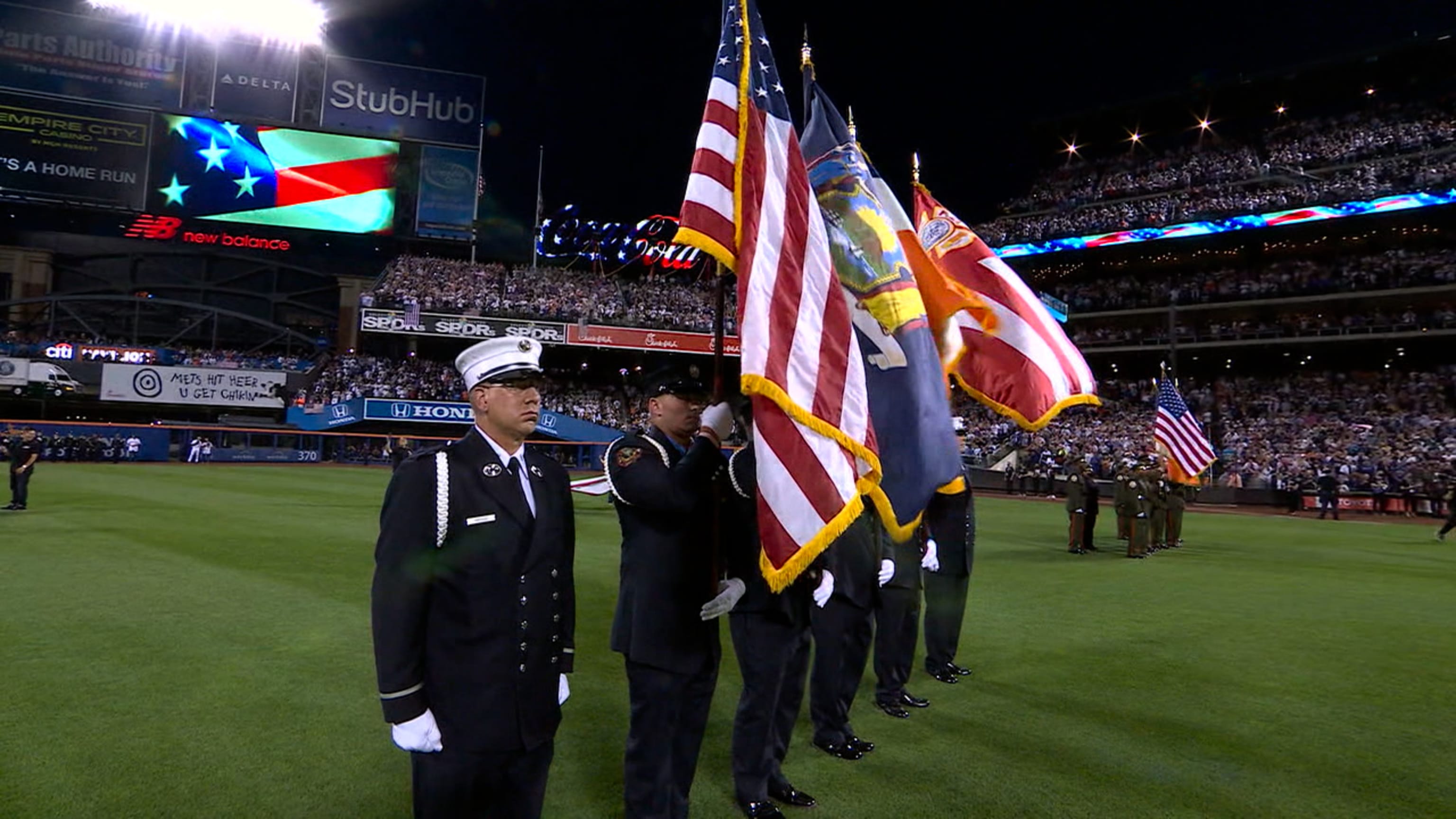 9/11 remembered in emotional scene at Mets-Yankees game