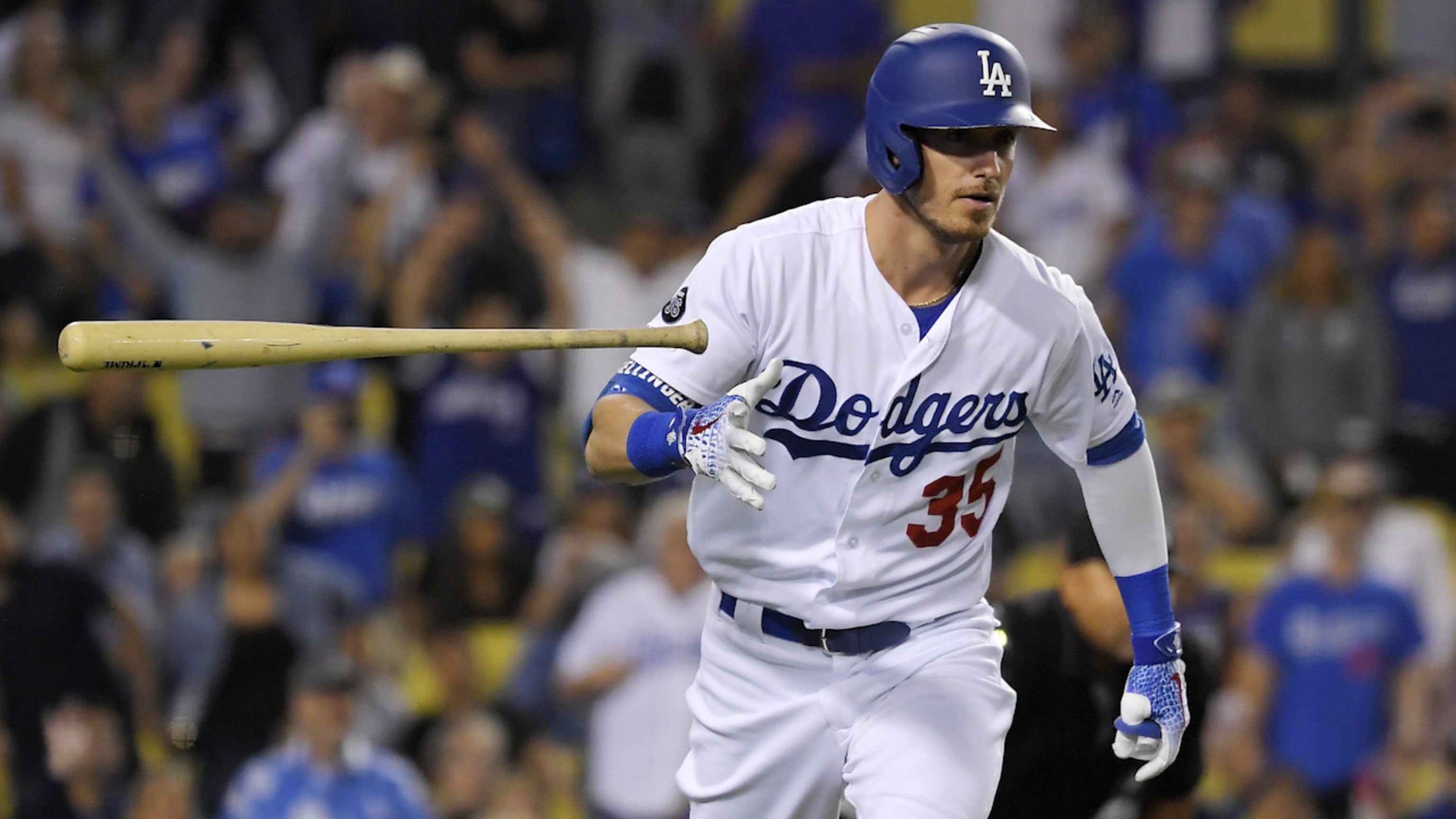 Cody Bellinger and Corey Seager Los Angeles Dodgers Unsigned 2020 MLB World  Series Champions Scoring Celebration Photograph