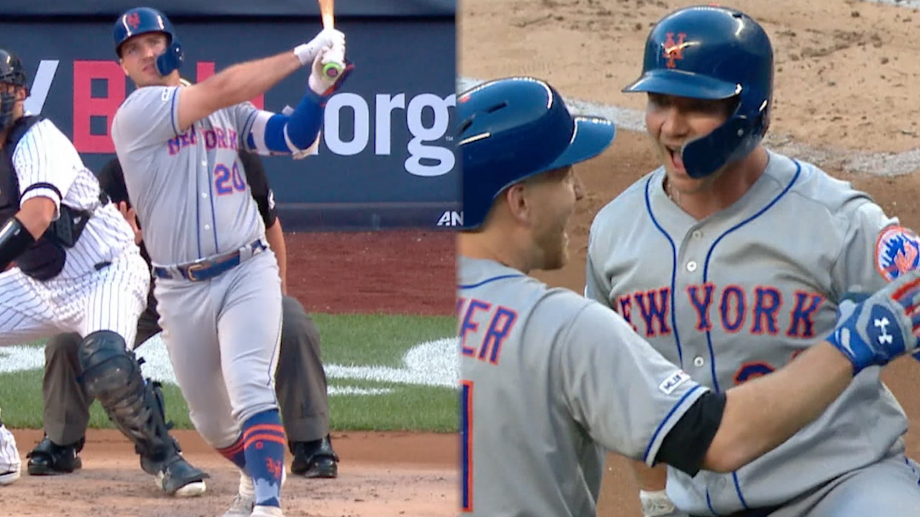 Pete Alonso hits home run in Subway Series