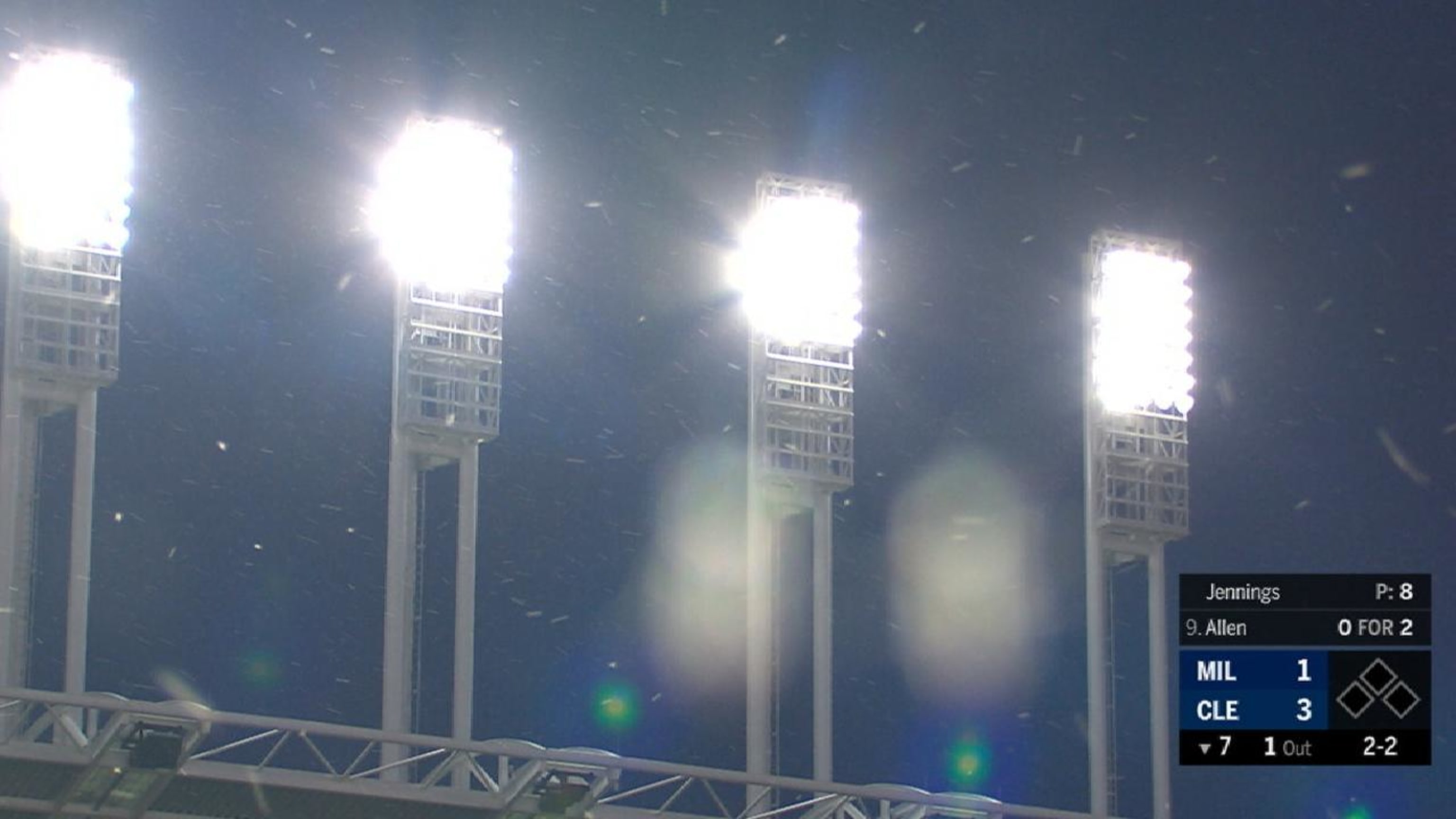 The midges have returned to Progressive Field, and please don't