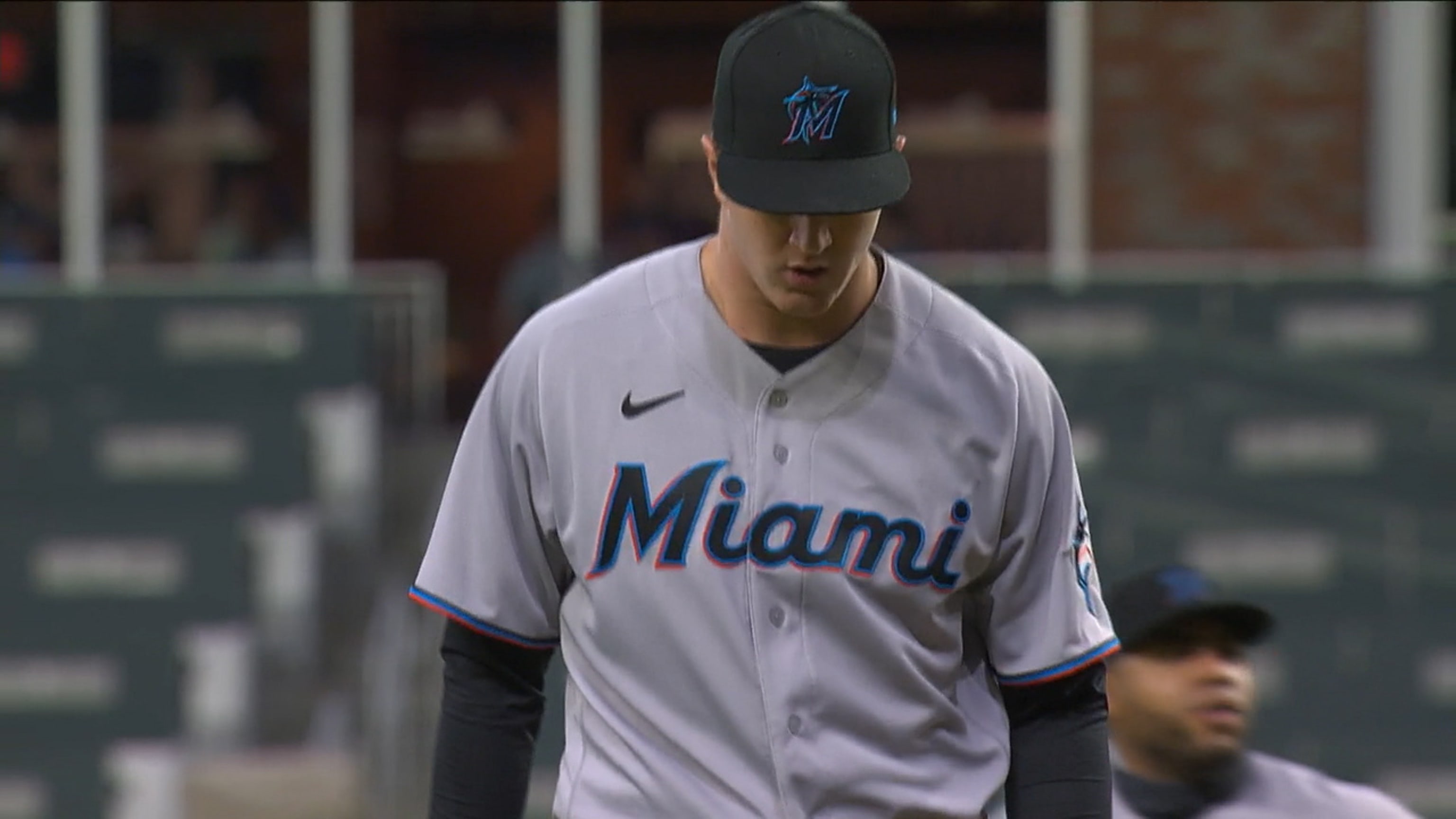 This is a 2020 photo of Trevor Rogers of the Miami Marlins