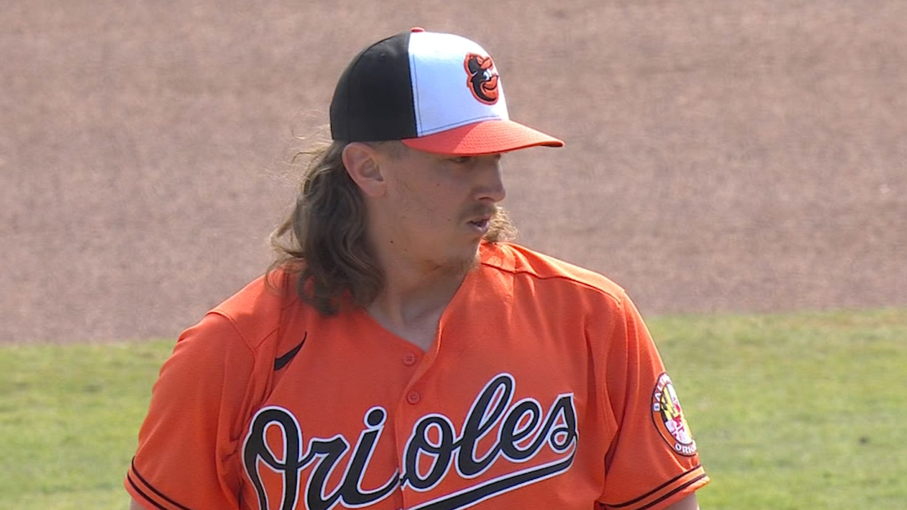 Hunter Harvey's first strikeout