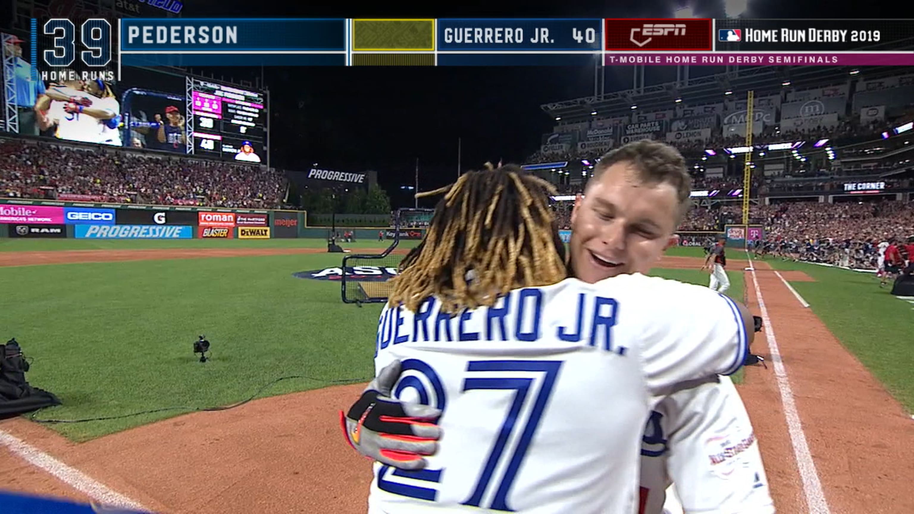 Vlad Guerrero Jr. and Joc Pederson Home Run Derby swing-off