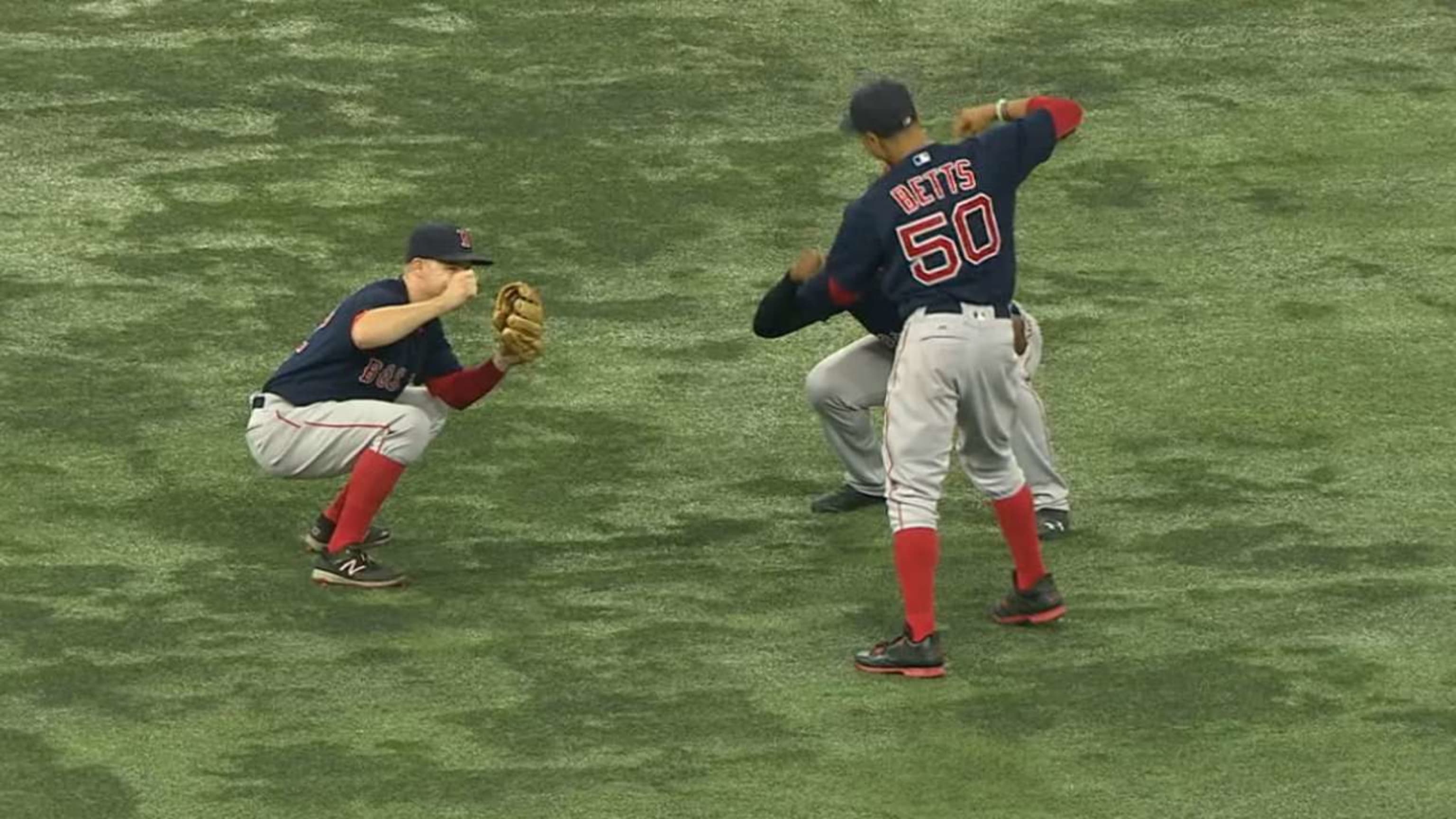 Mookie Betts did a post-win celebration dance that would make Carlton Banks  beam with pride