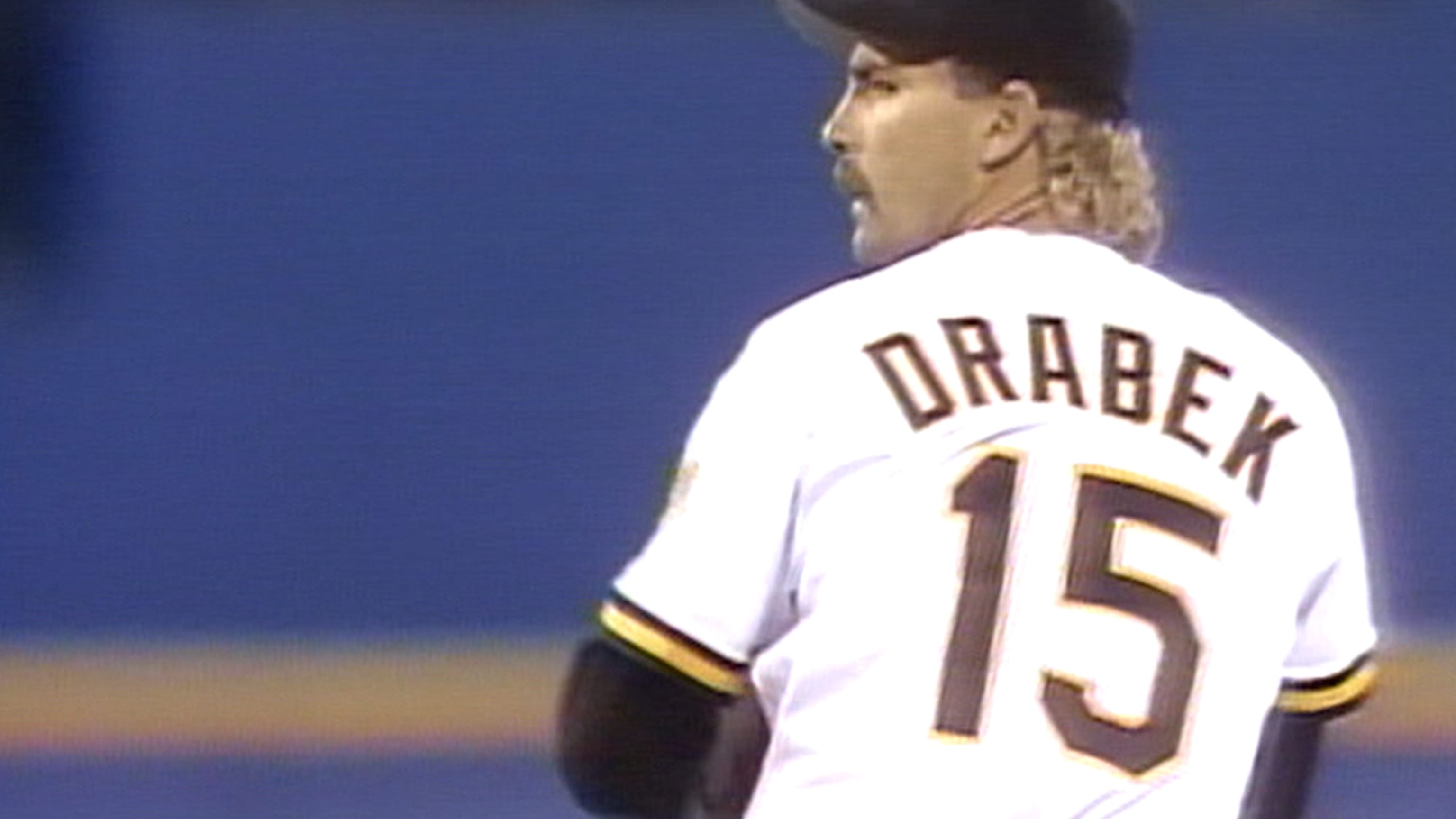 Doug Drabek Pittsburgh Pirates 1992 Away Baseball Throwback 