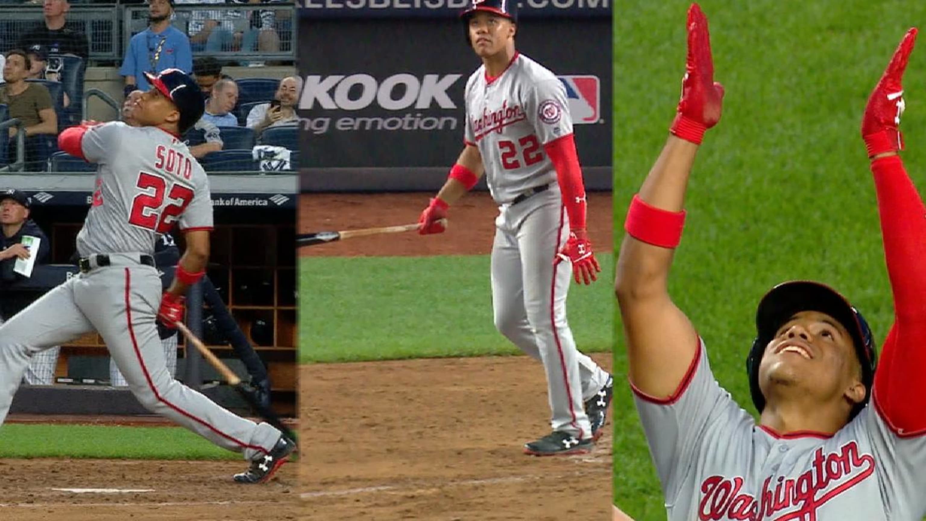 Soto jonronea dos veces ante los Yankees