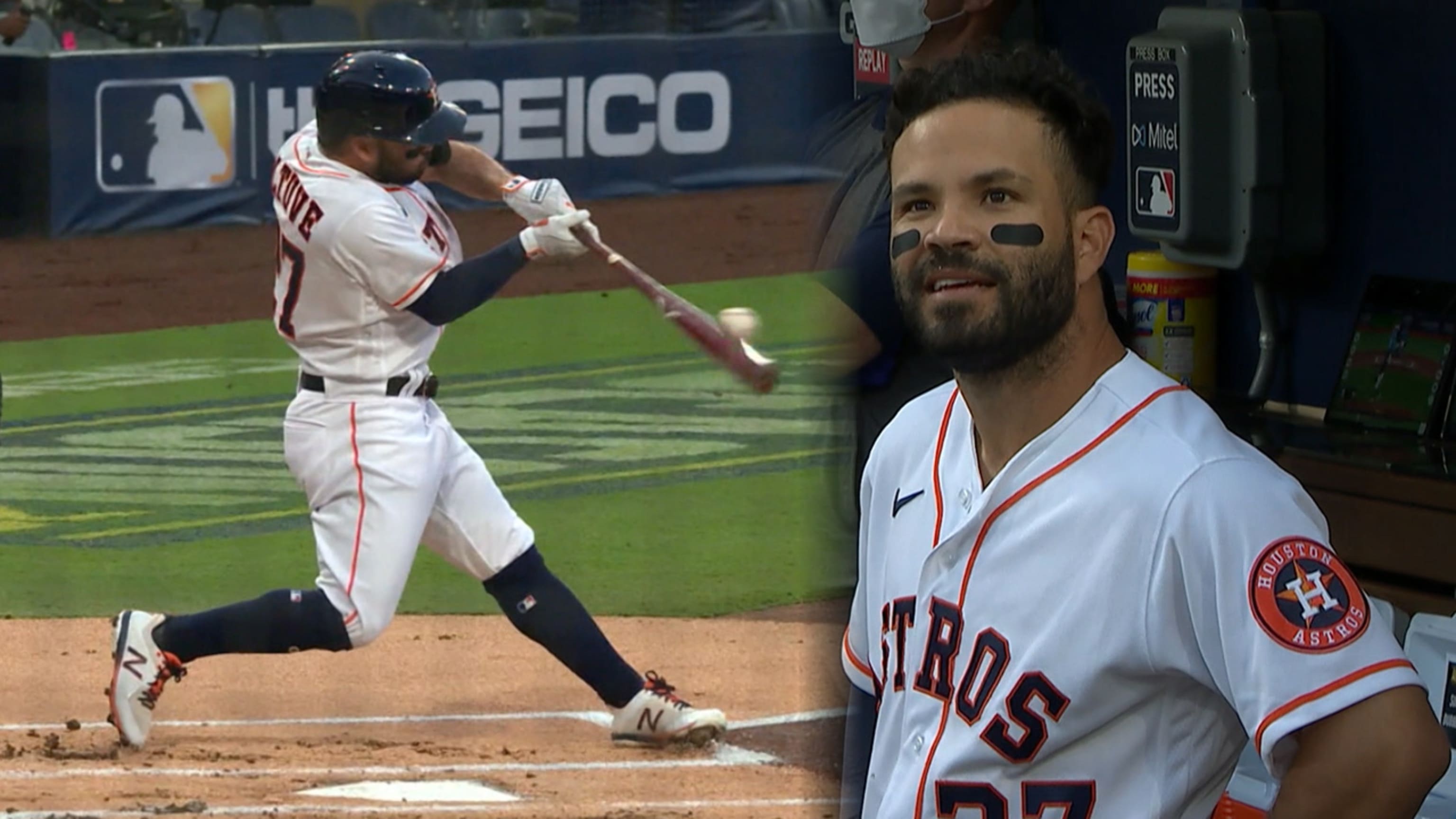 Jose Altuve's solo long ball