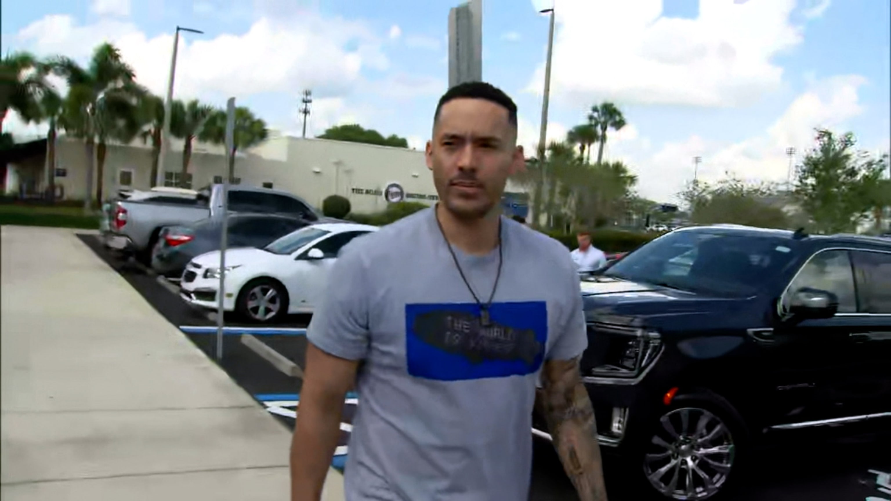 Correa arrives at Twins camp