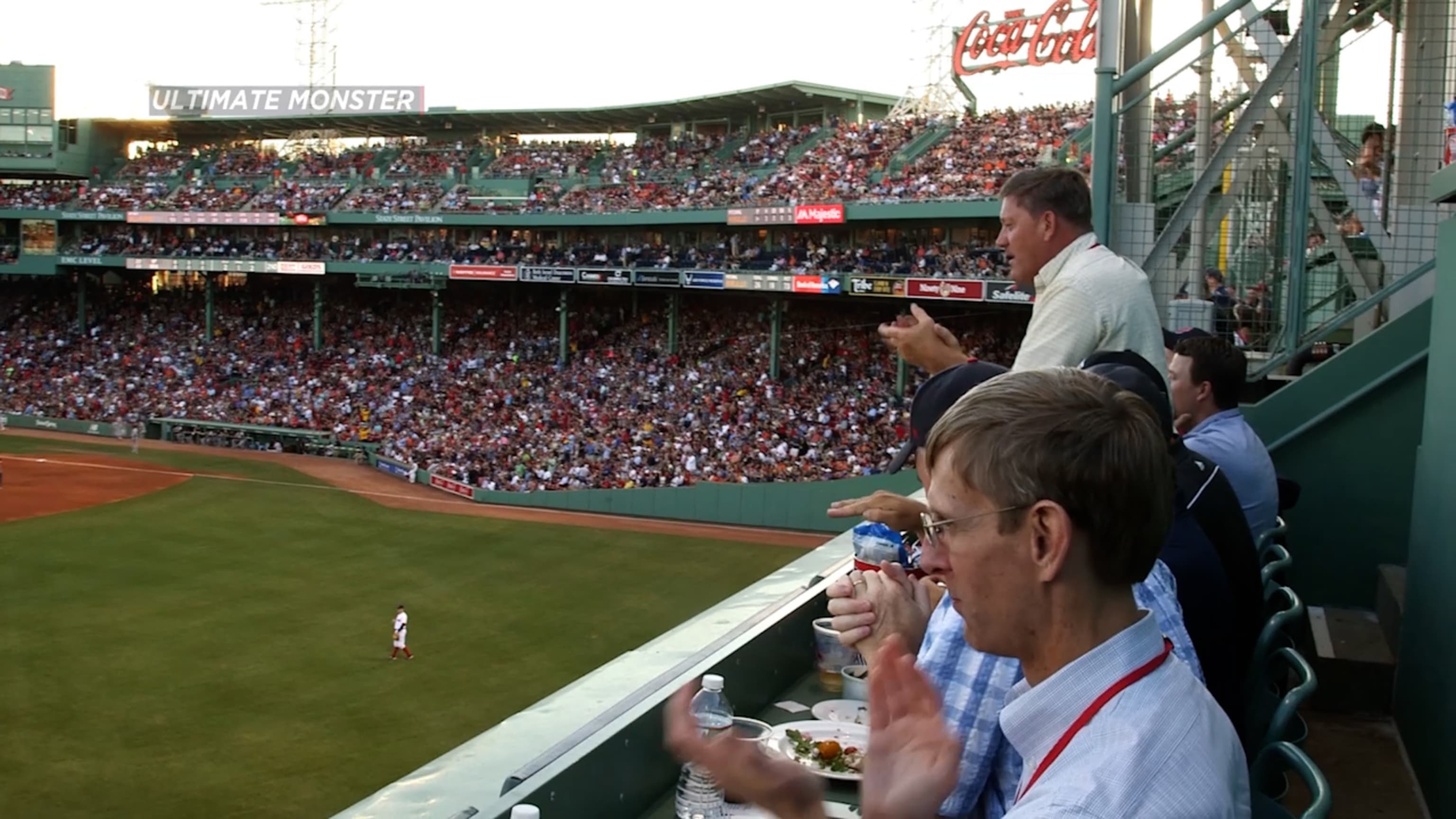 Front Row Green Monster Seats Fenway Park Boston Redsox Oakland