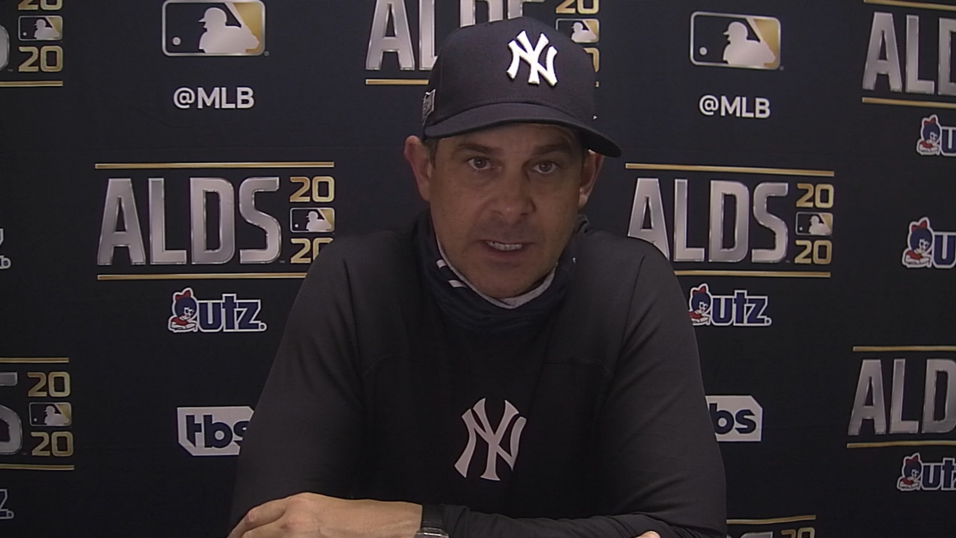 Aaron Boone gives his impression of Aaron Judge's three-home run night, 09/23/2023