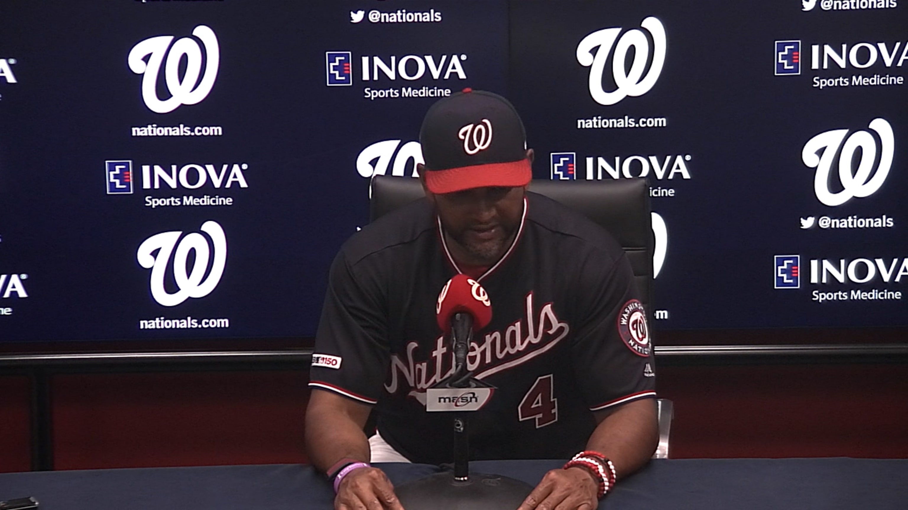 Washington Nationals on X: @Cut4 be right there changing our