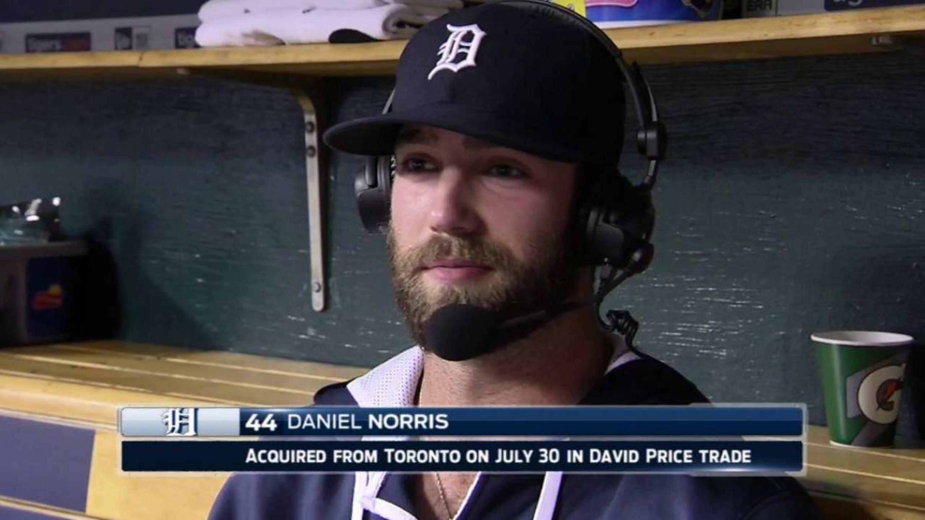 Daniel Norris spent the offseason growing a legendary beard