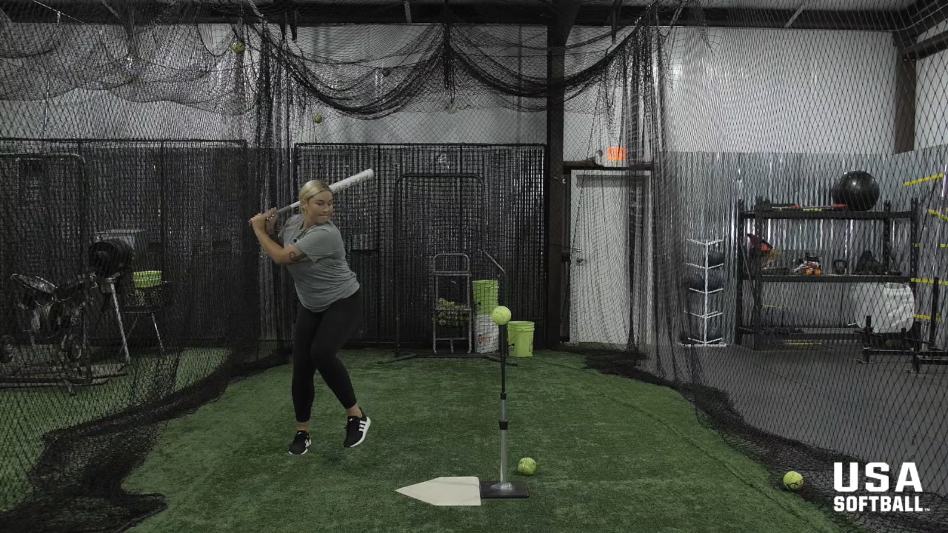 Hop back drill