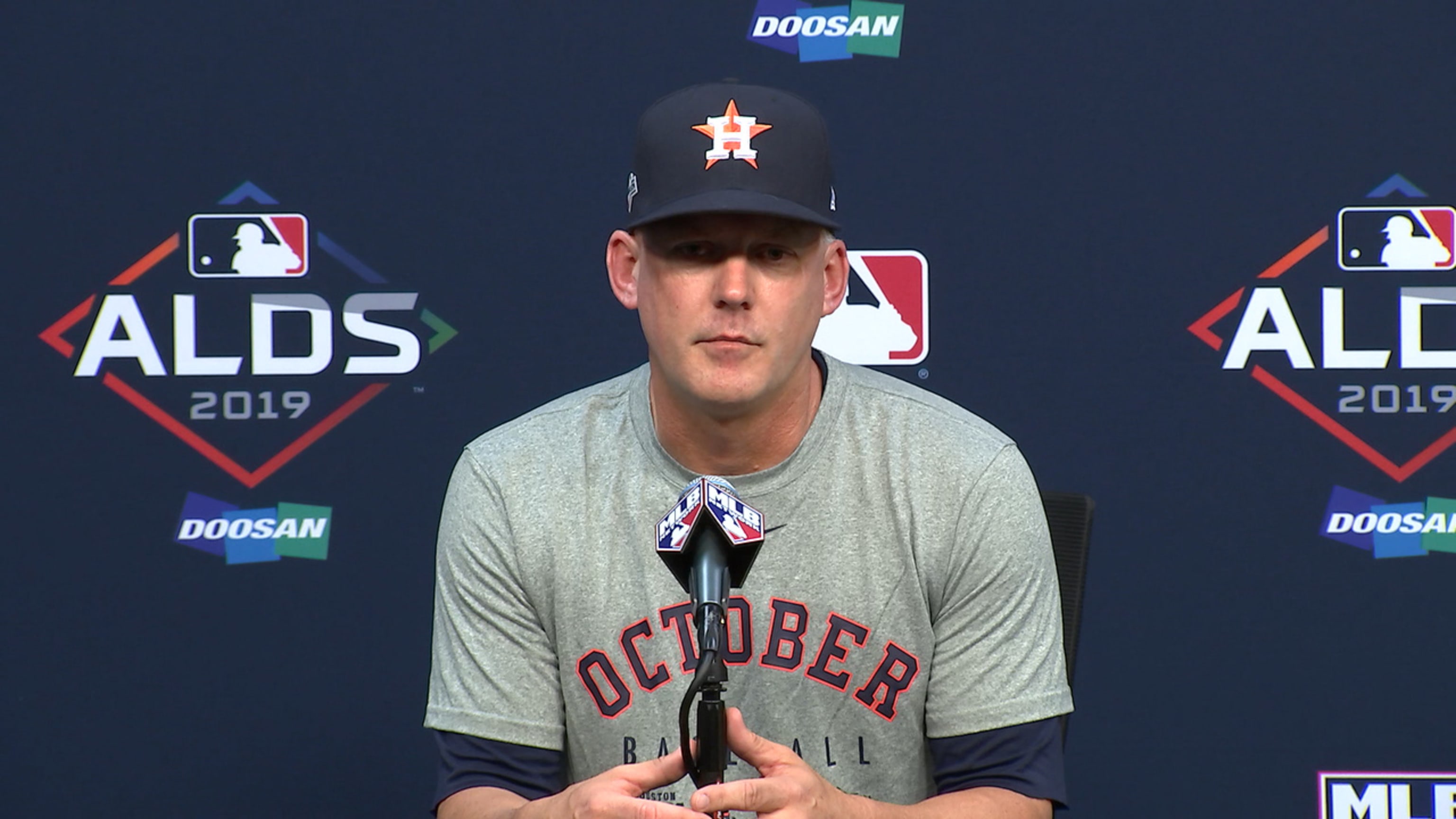 Hinch on Astros' rotation, Correa