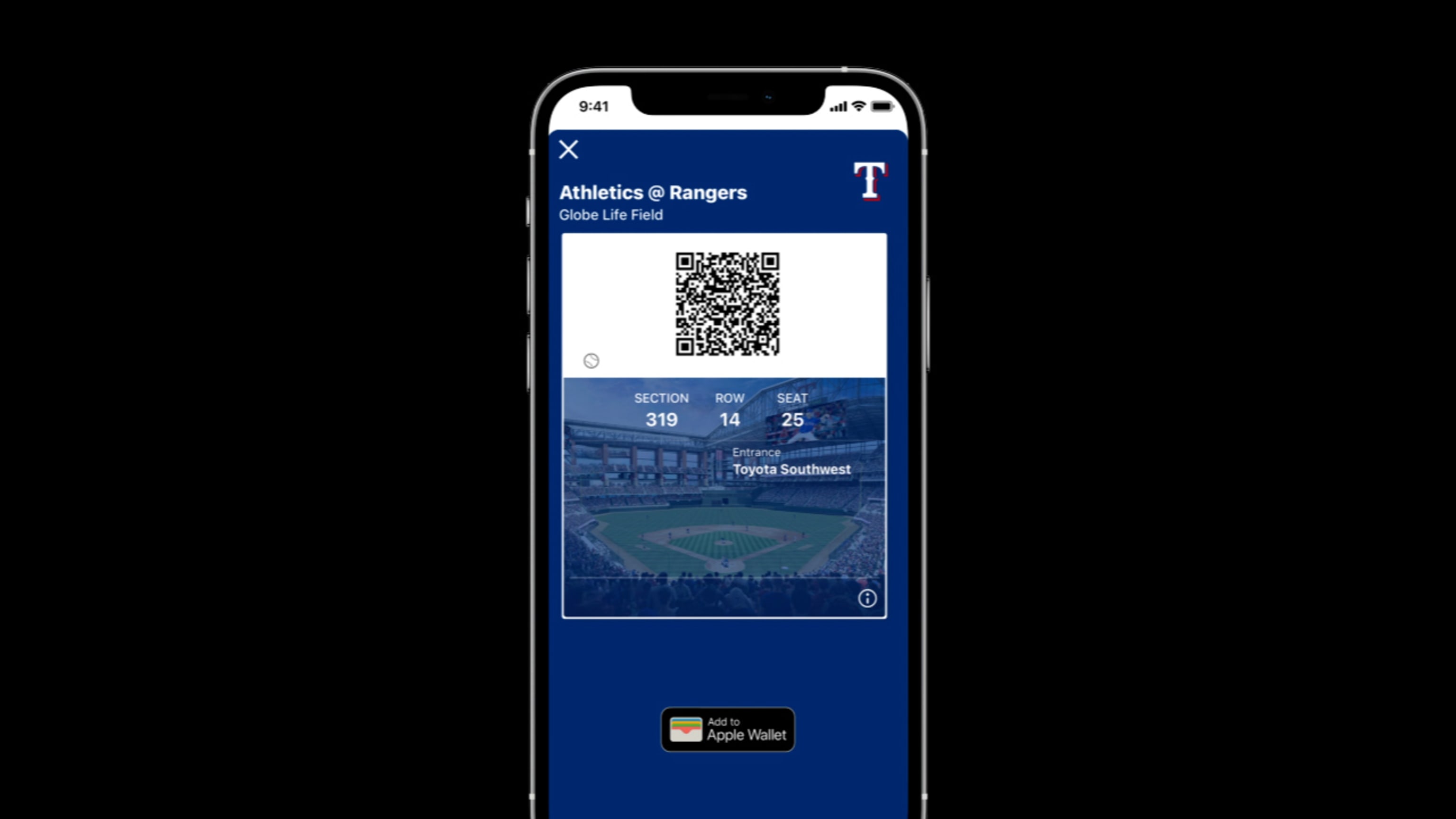 Ticket Technology Texas Rangers