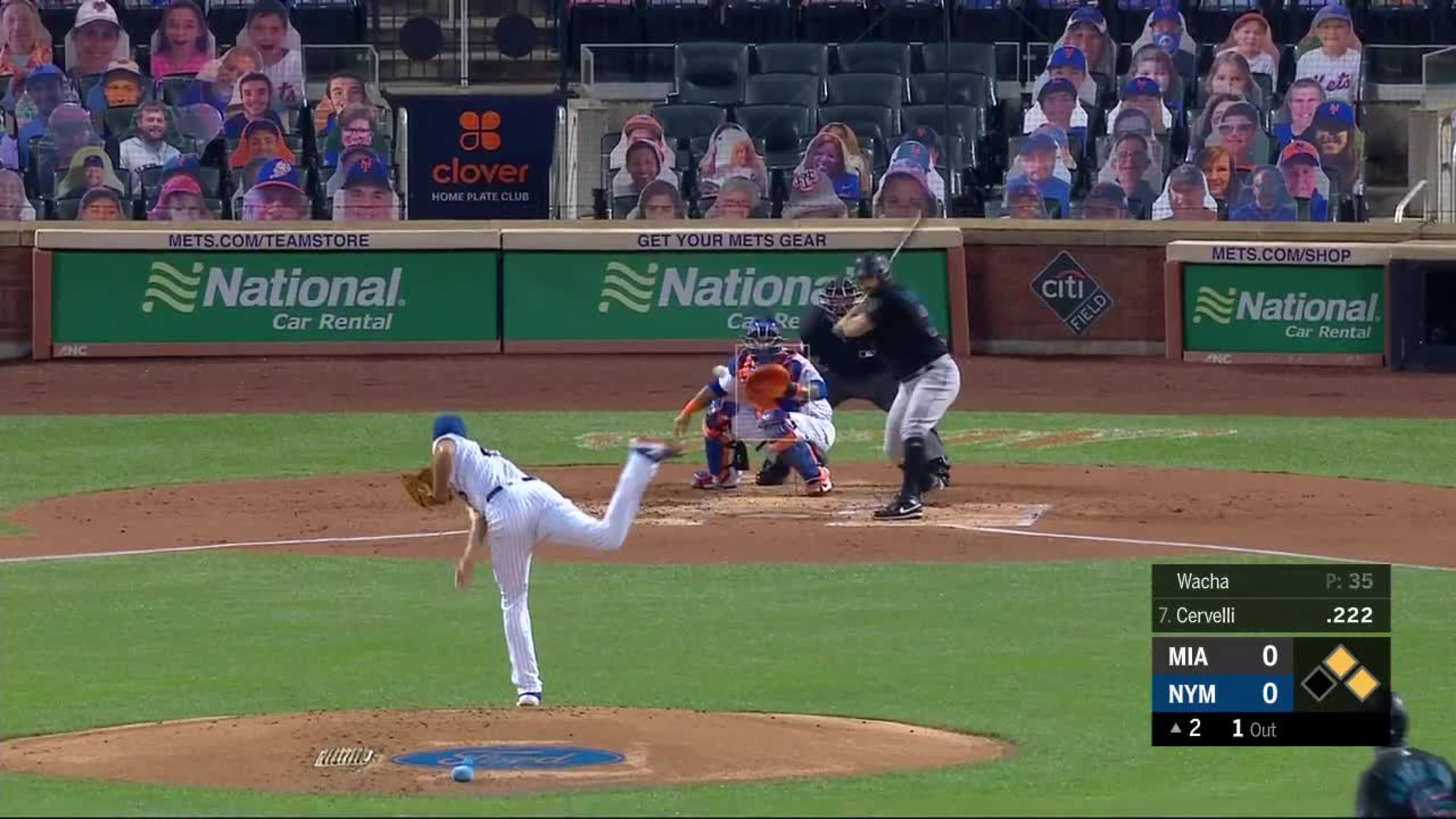 Francisco Cervelli homers (2) on a fly ball to right field.    Brian Anderson scores.    Matt Joyce scores.  