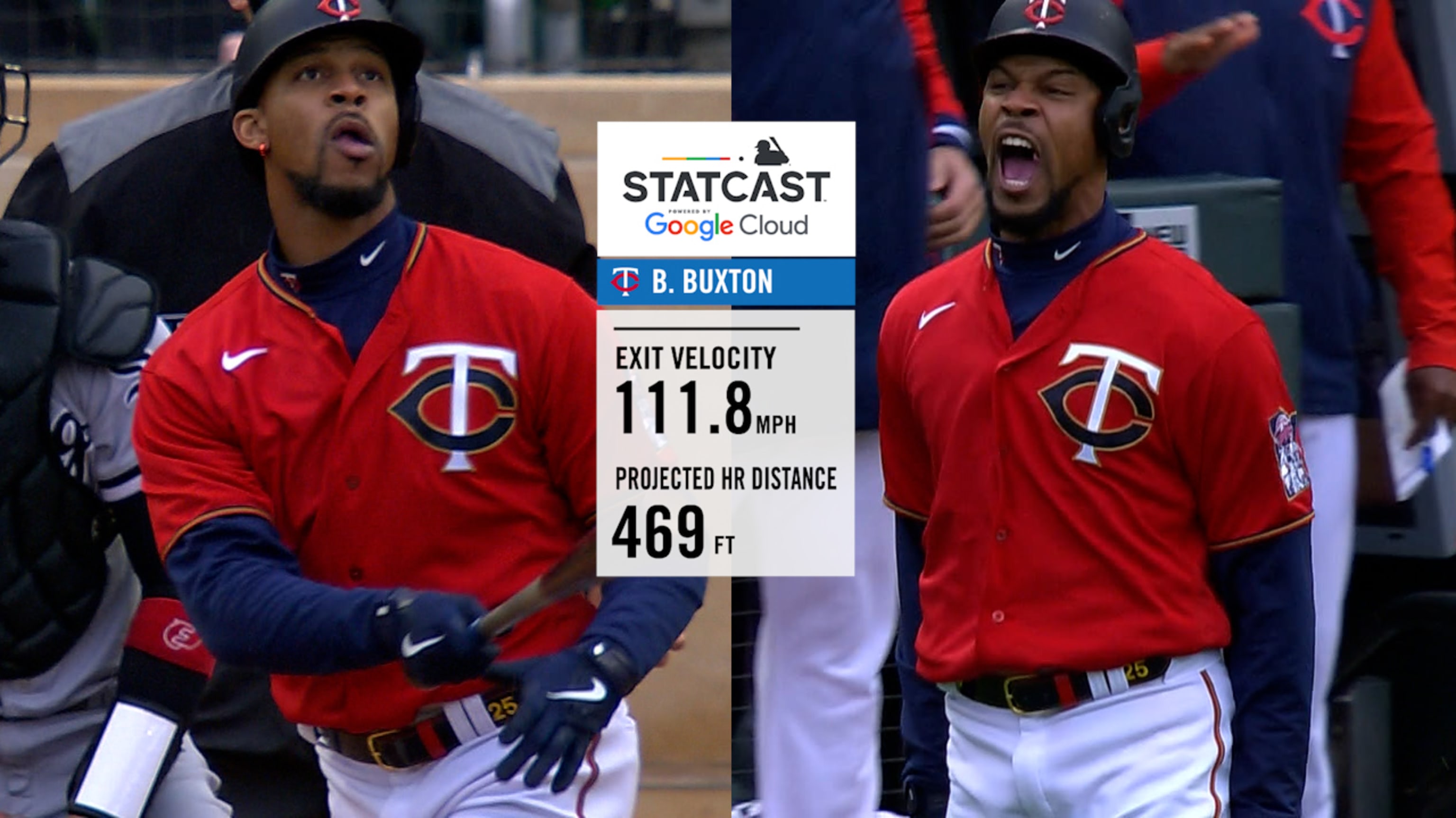Byron Buxton homers in his first 2 at-bats as the Twins beat Lance