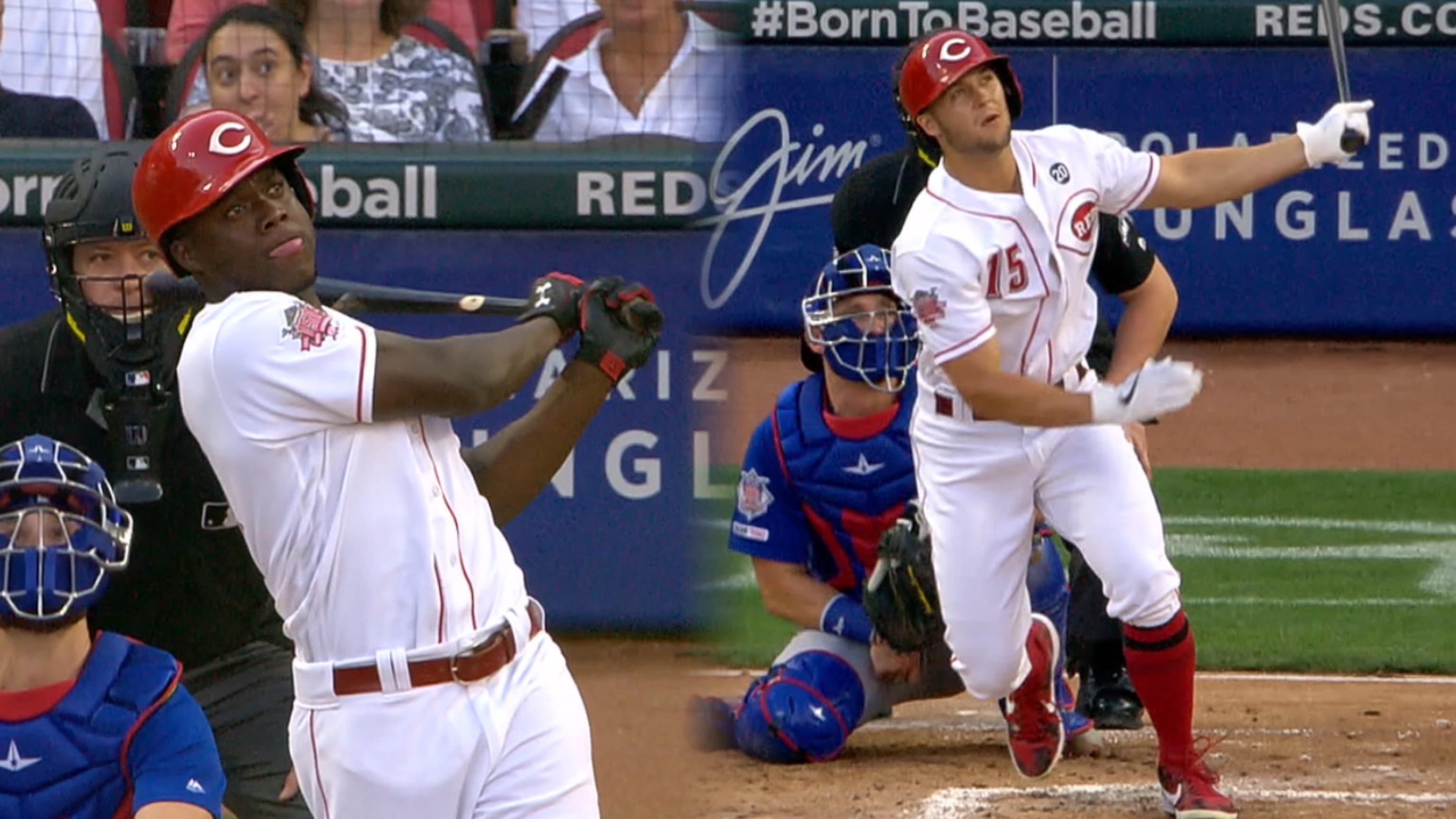 Aquino hits 2 home runs, Reds beat Cubs 7-1