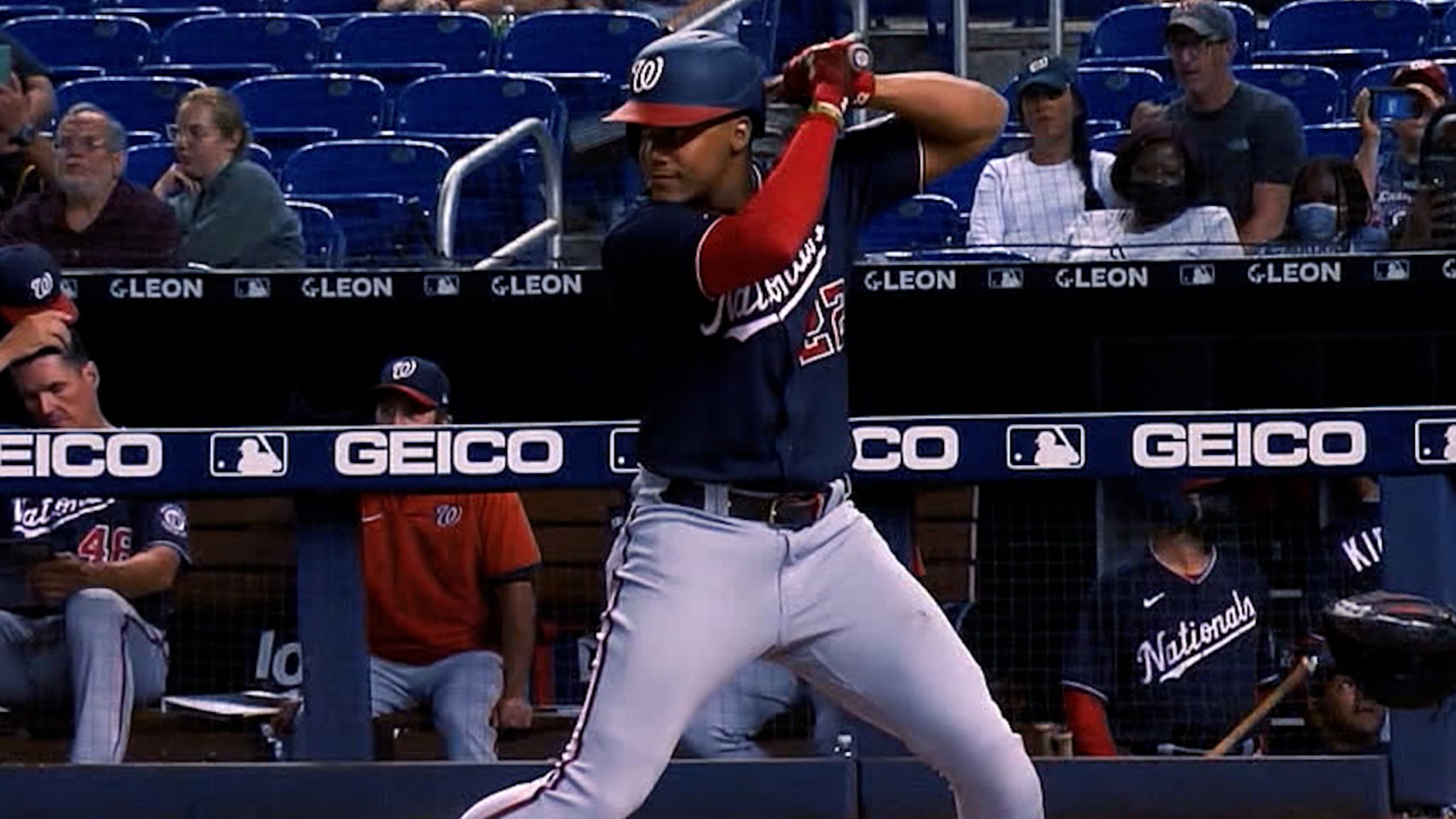 Denver CO, USA. 28th Sep, 2021. Washington right fielder Juan Soto