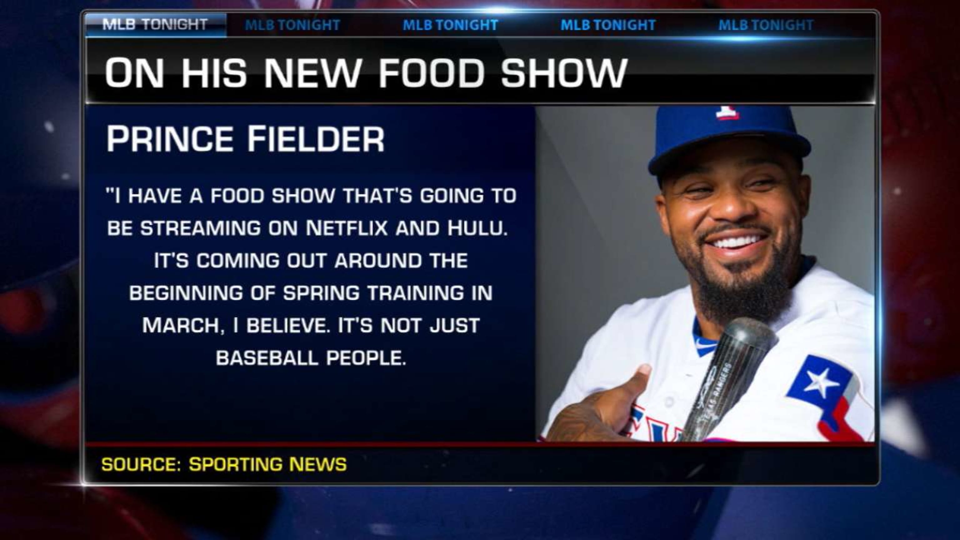 Prince Fielder will host his very own cooking show called Fielders Choice MLB