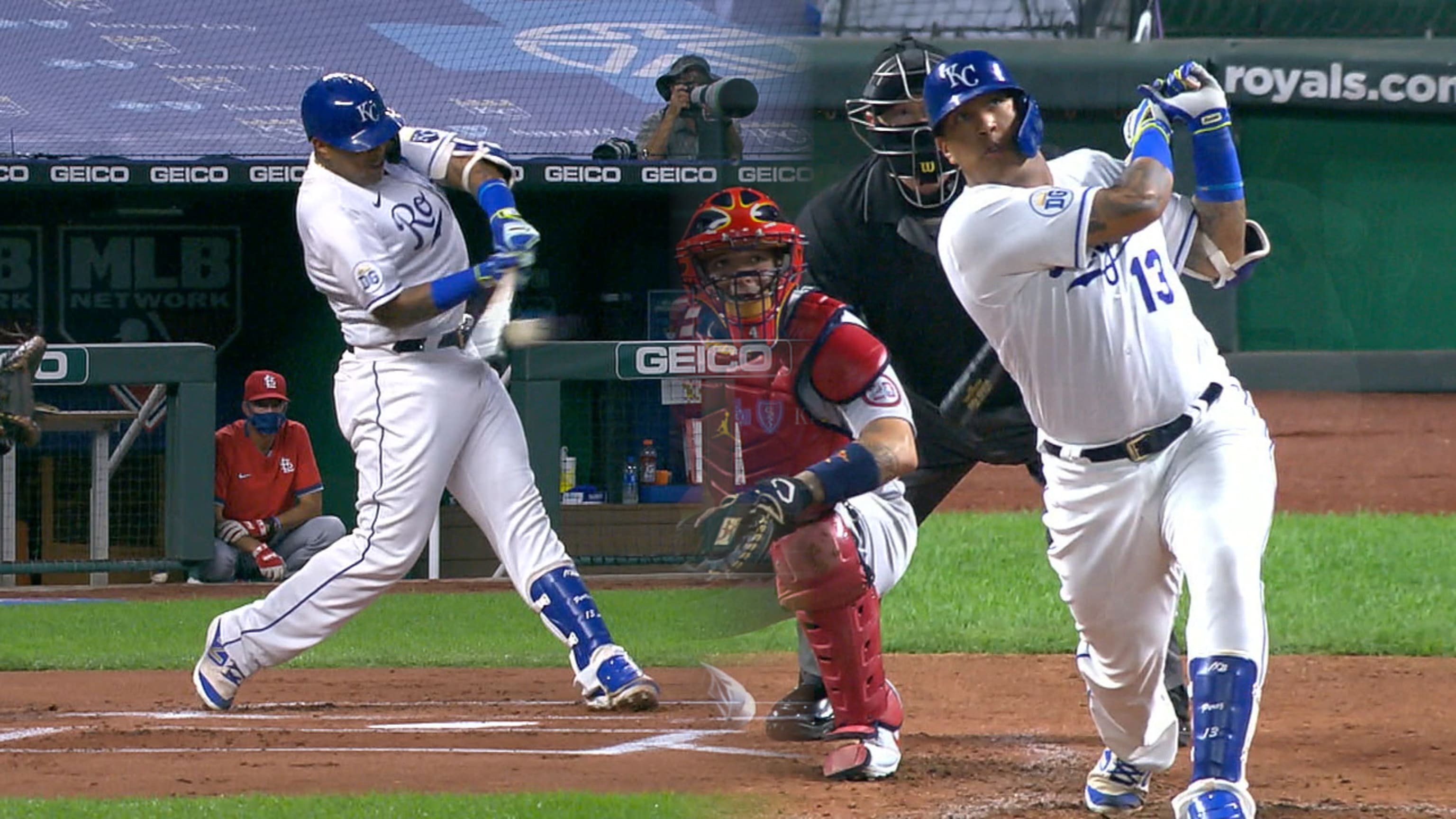 Salvador Pérez remolca 5