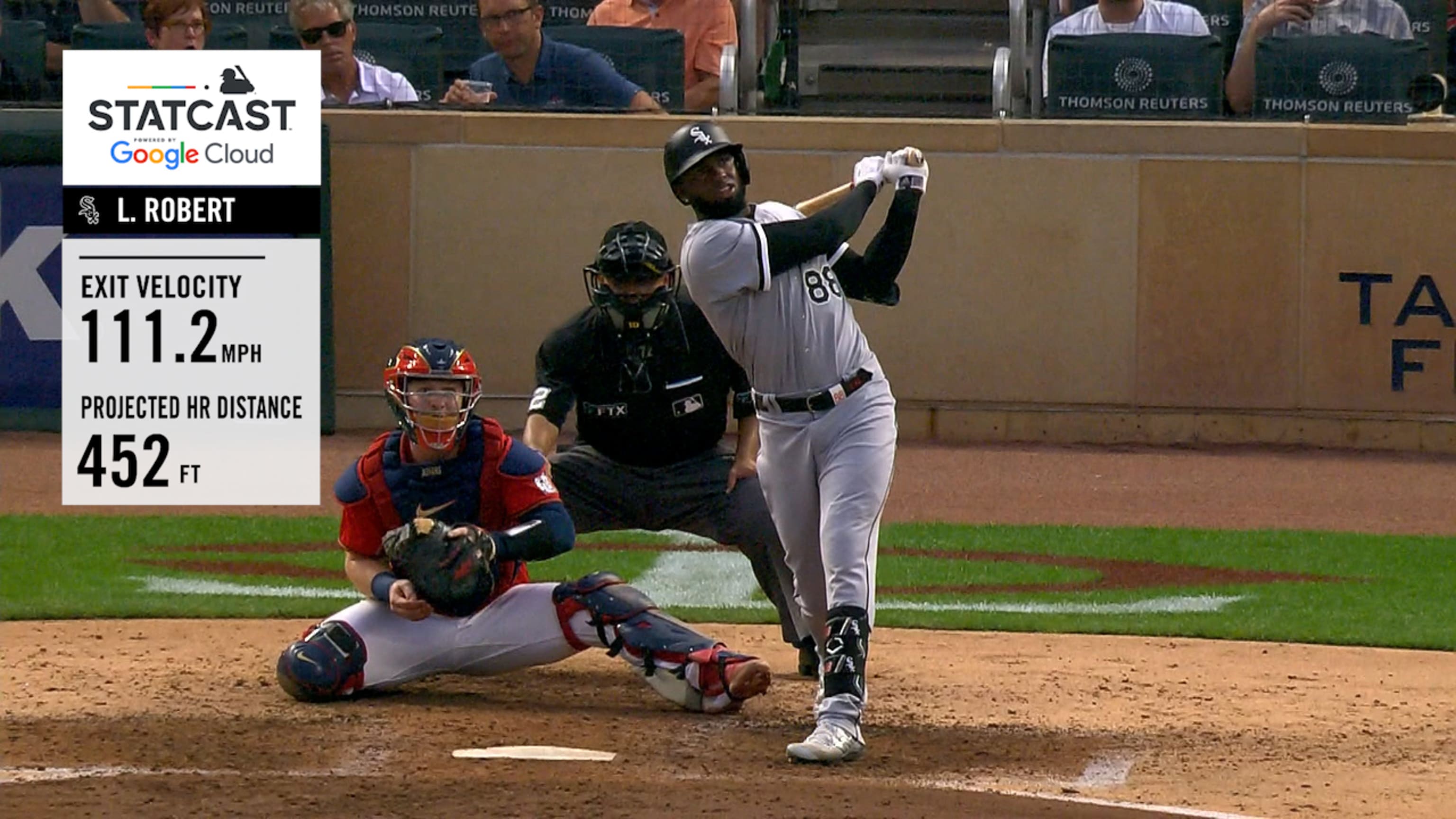 Luis Robert pega GS de 452 pies