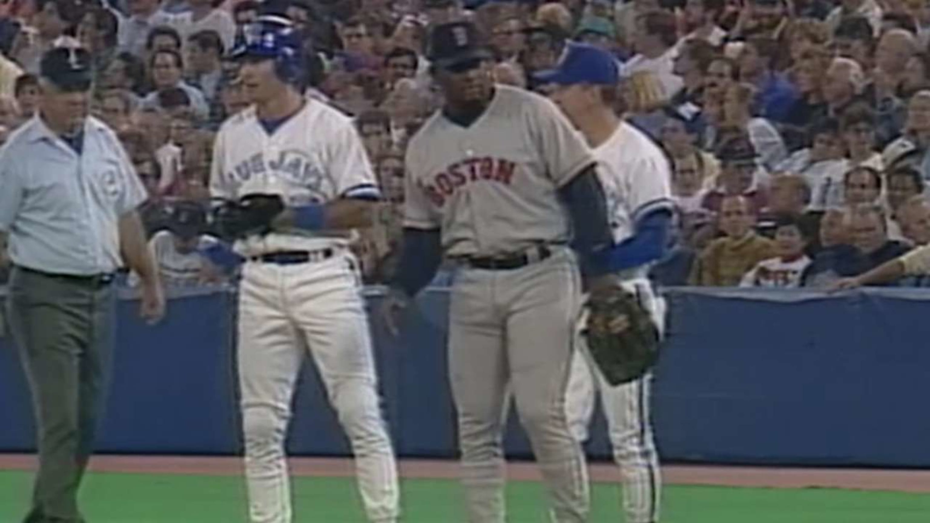 1994 Pat Borders Game Worn Toronto Blue Jays Jersey.  Baseball