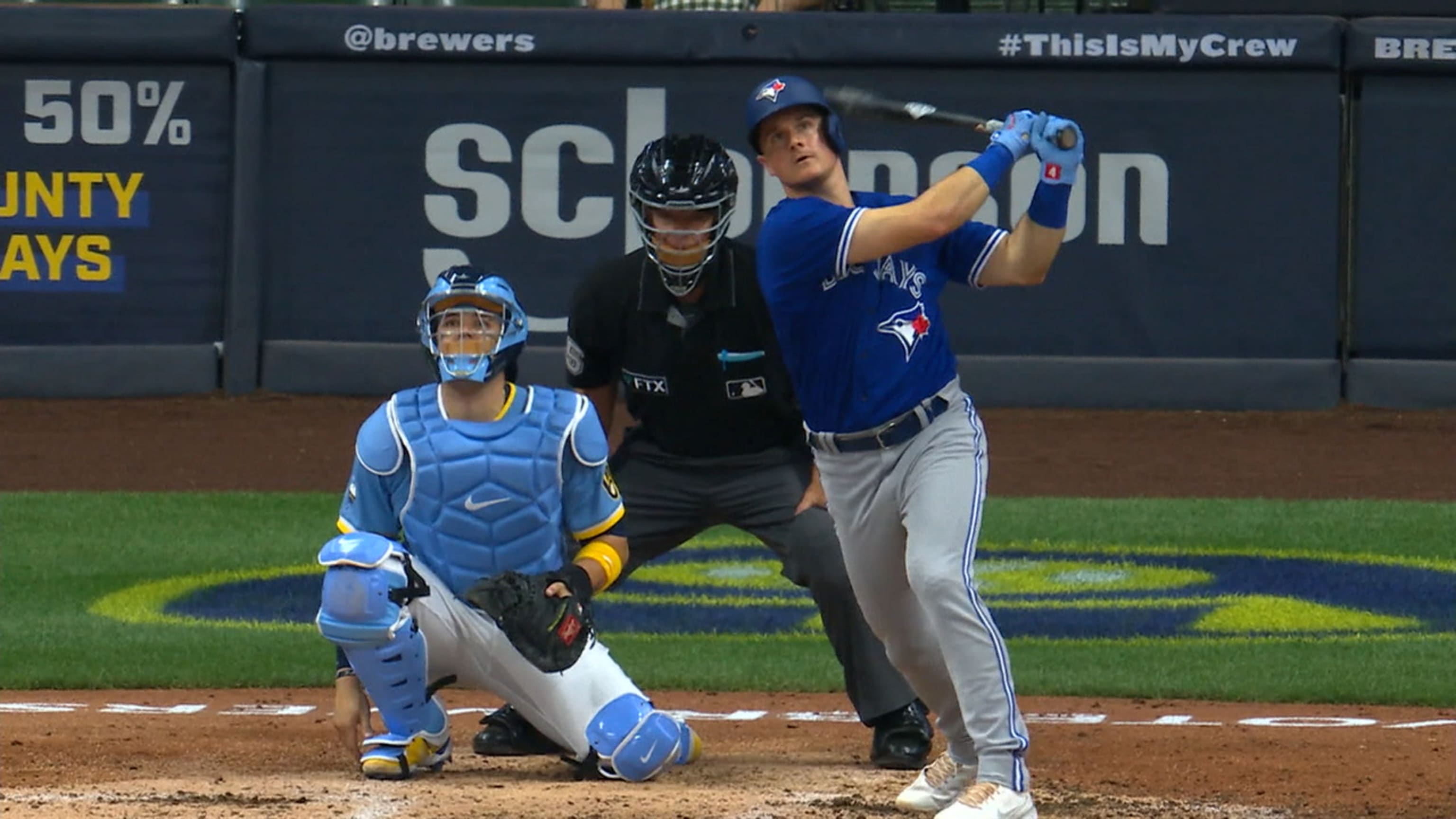 Early homers from Bichette, Chapman launch Blue Jays past Brewers