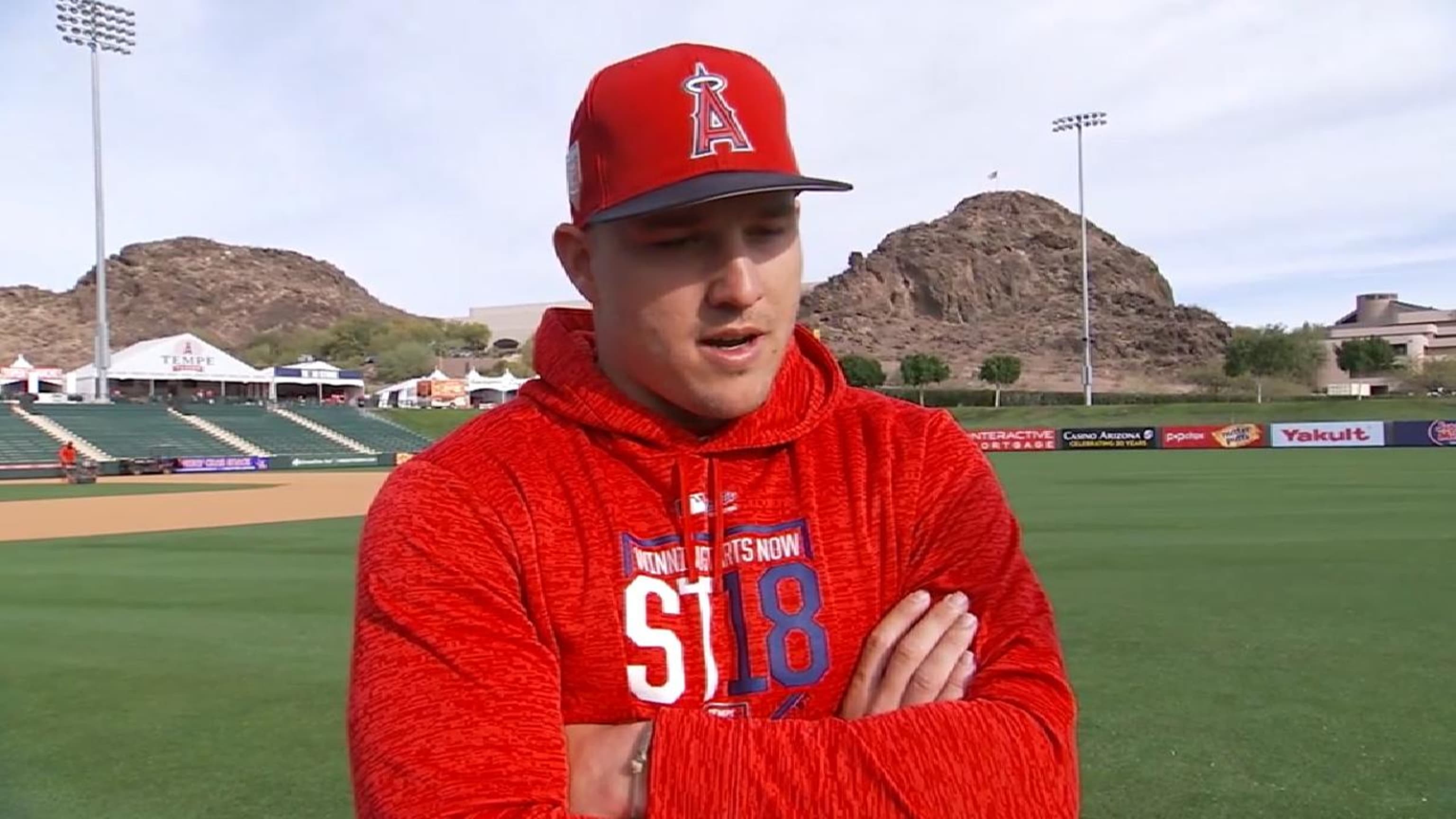 Listen to Mike Trout talk about his wife and family and how they keep him  grounded | MLB.com