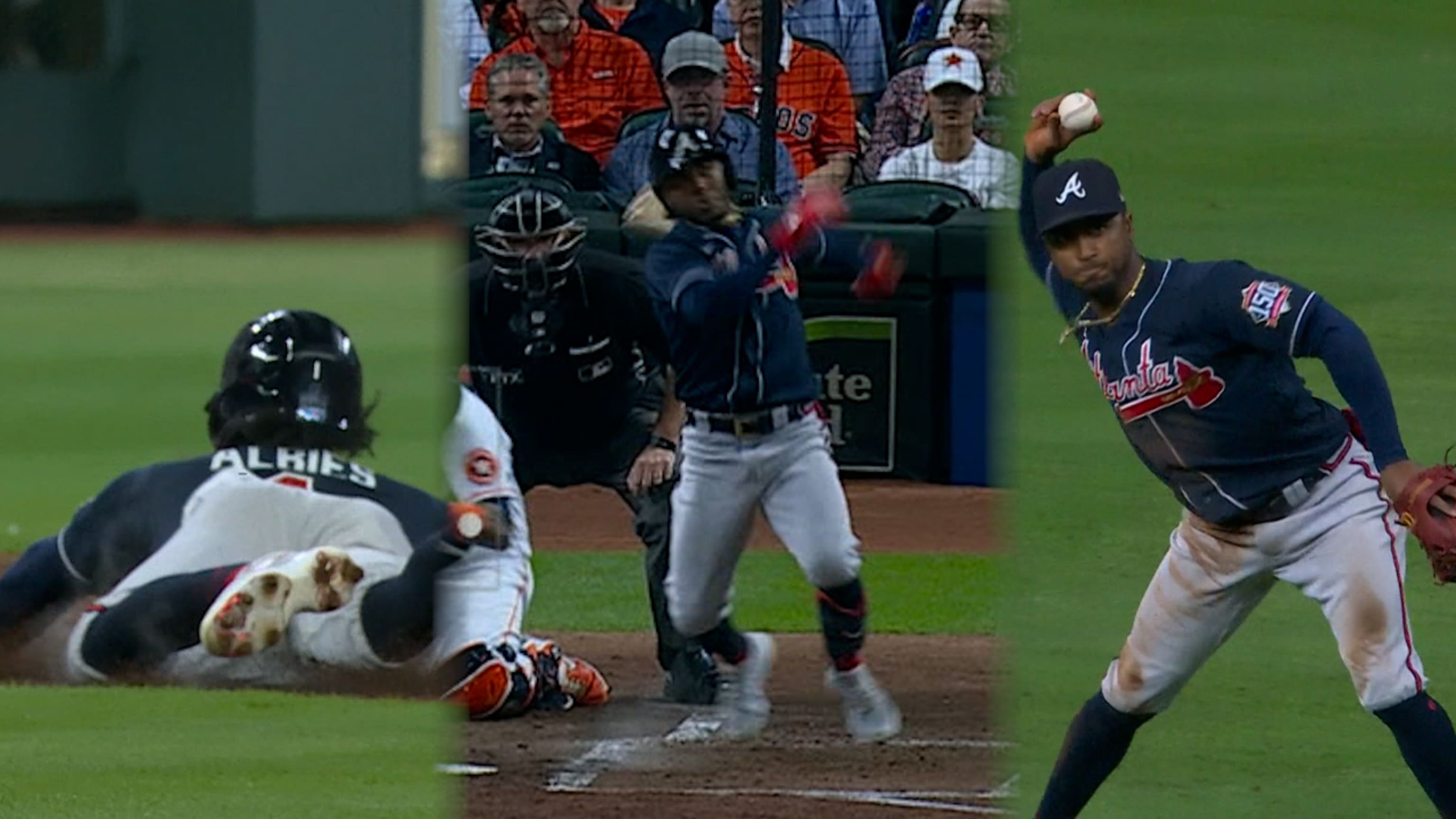 Ozzie Albies brilla en el Juego 1