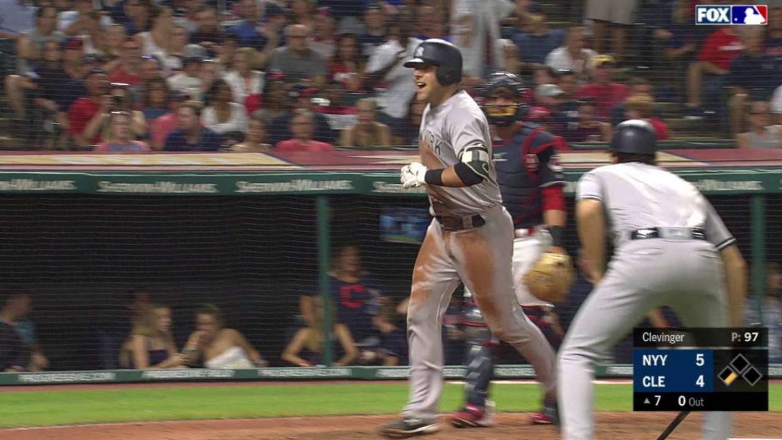 Romine doubles, scores on errors