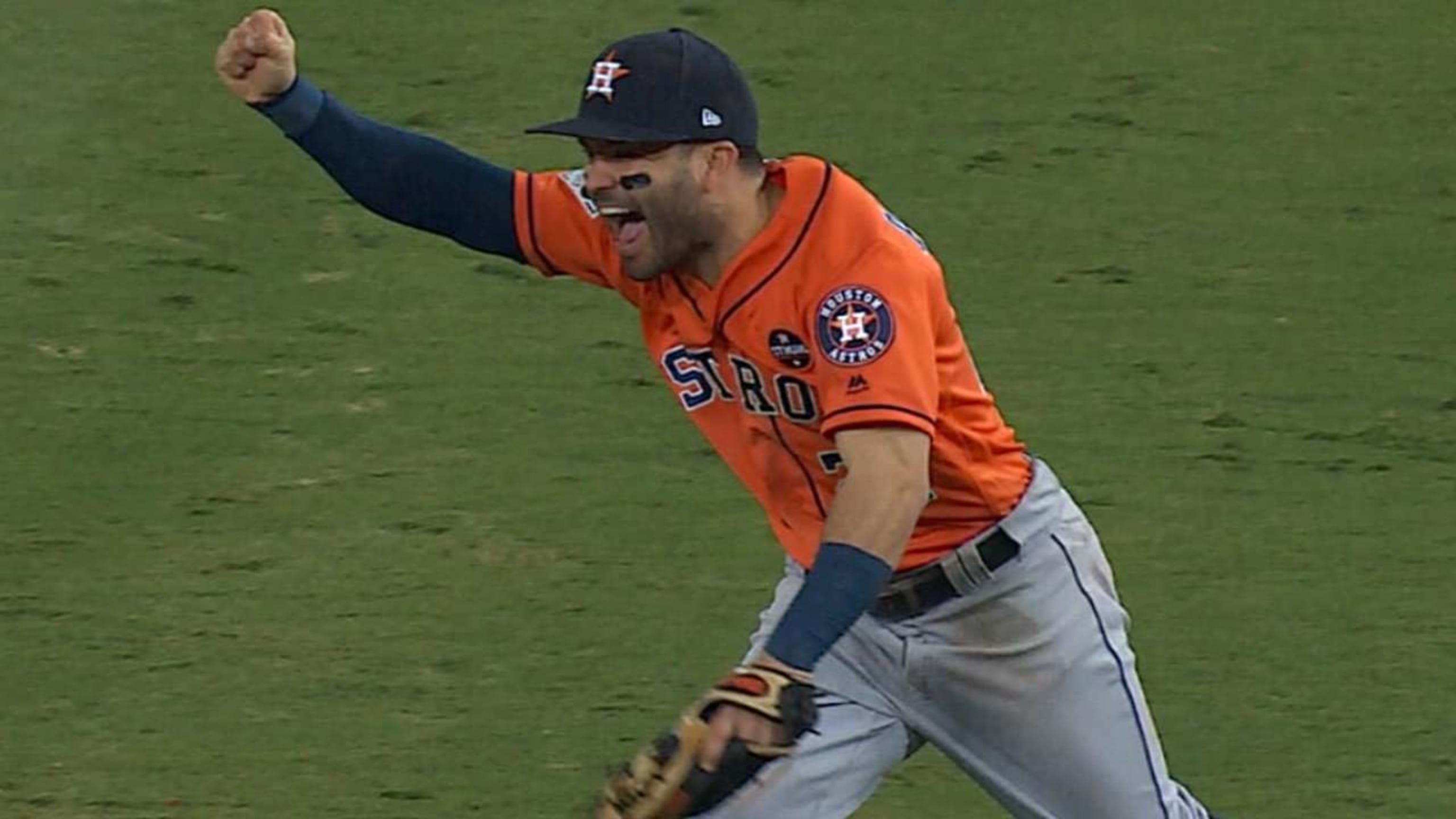 Watch: Crazed Fan Runs Onto Field, Hugs Houston Astros' Jose Altuve