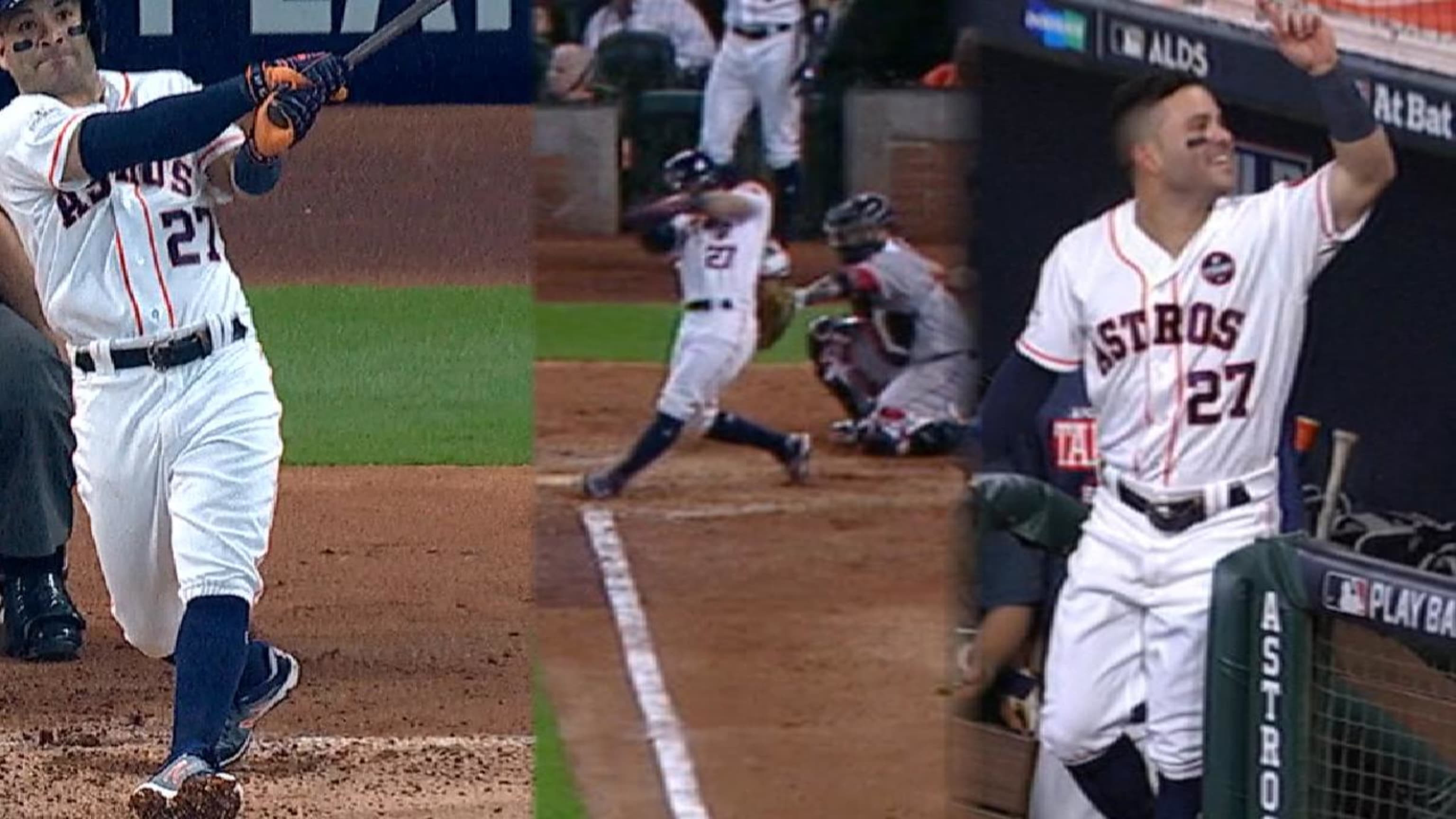 Is Jose Altuve the most unlikely player to hit three homers in a postseason  game?