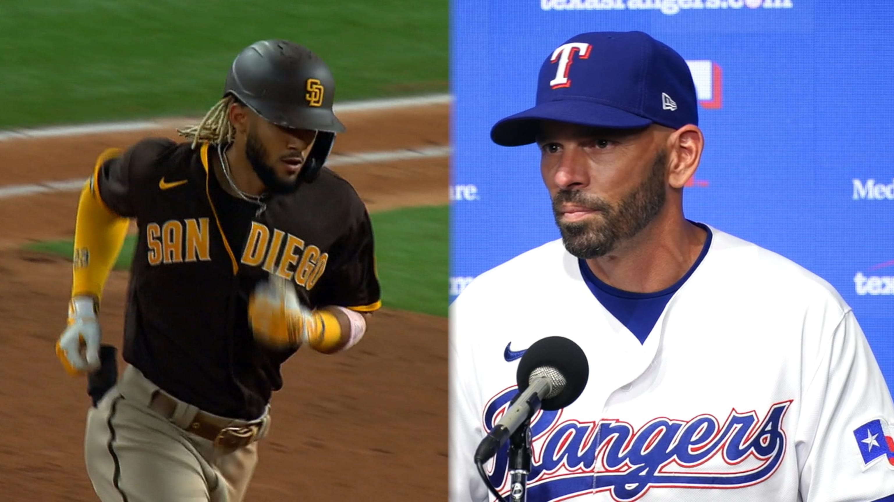 Rangers' Ian Gibaut, Chris Woodward suspended over Fernando Tatis slam