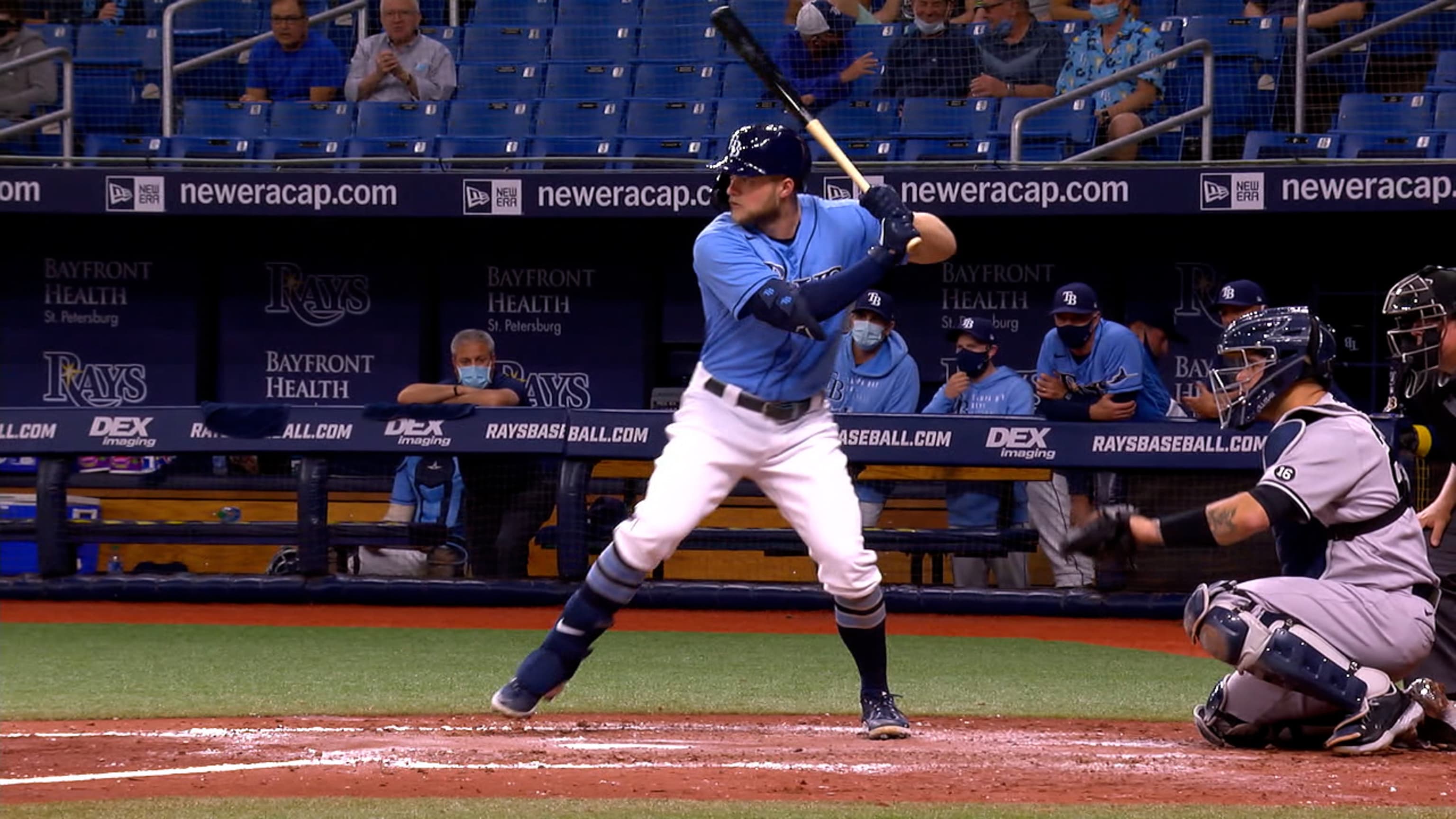 Rays' bats awaken to back Rich Hill's strong start vs. Yankees