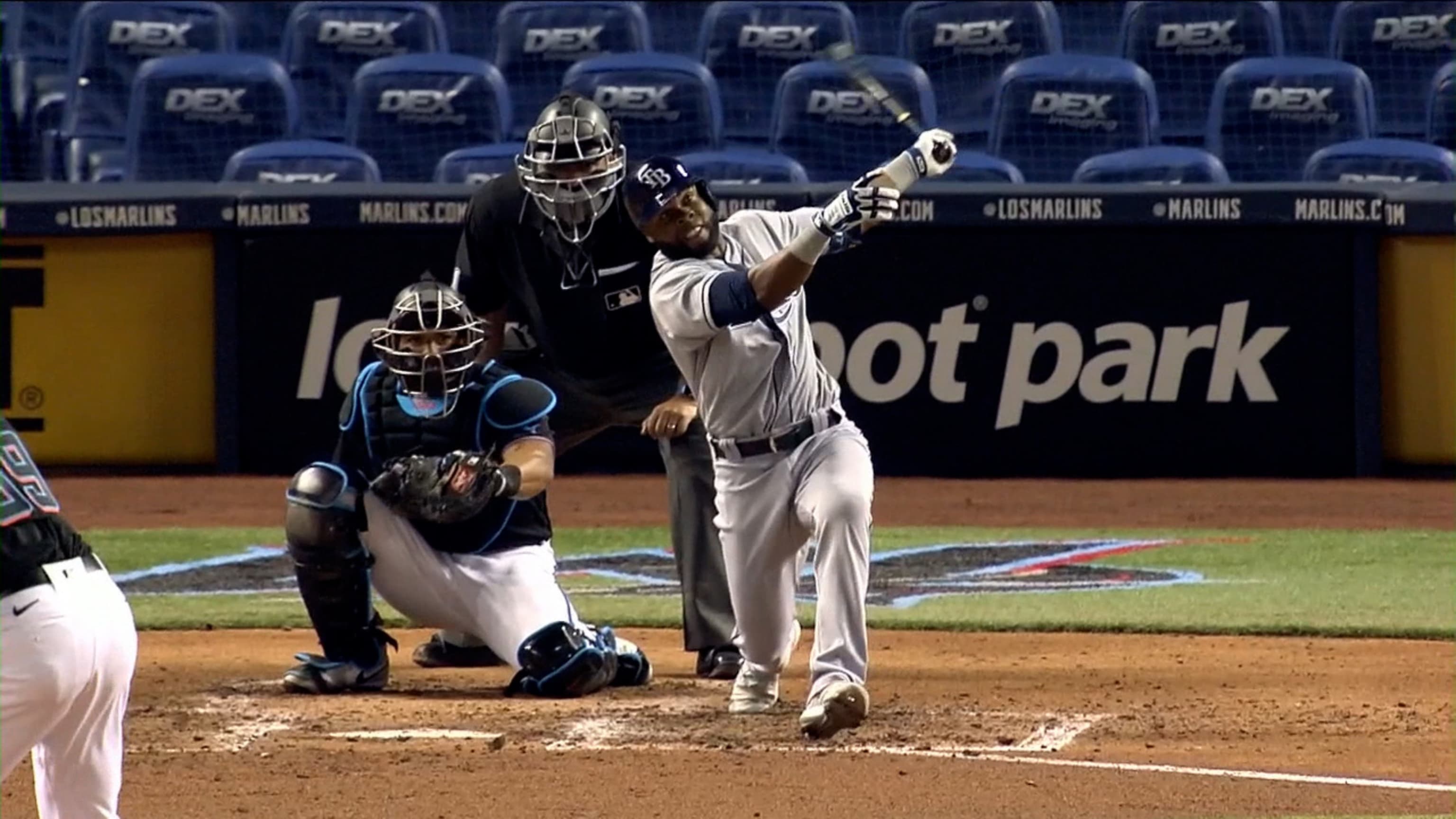 Manuel Margot se vuela la cerca