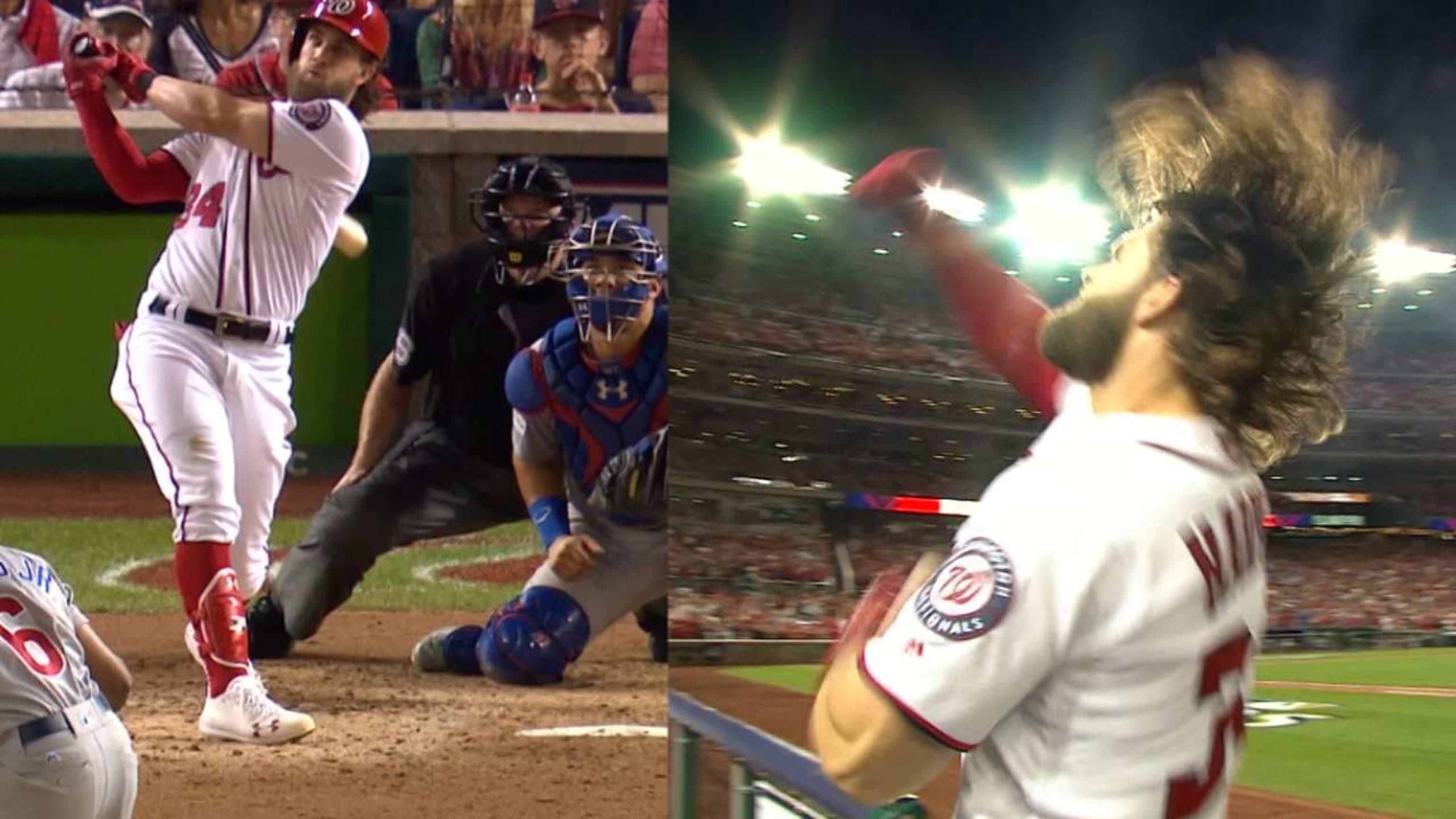 Bryce Harper's game-tying home run during Game 2 of the NLDS