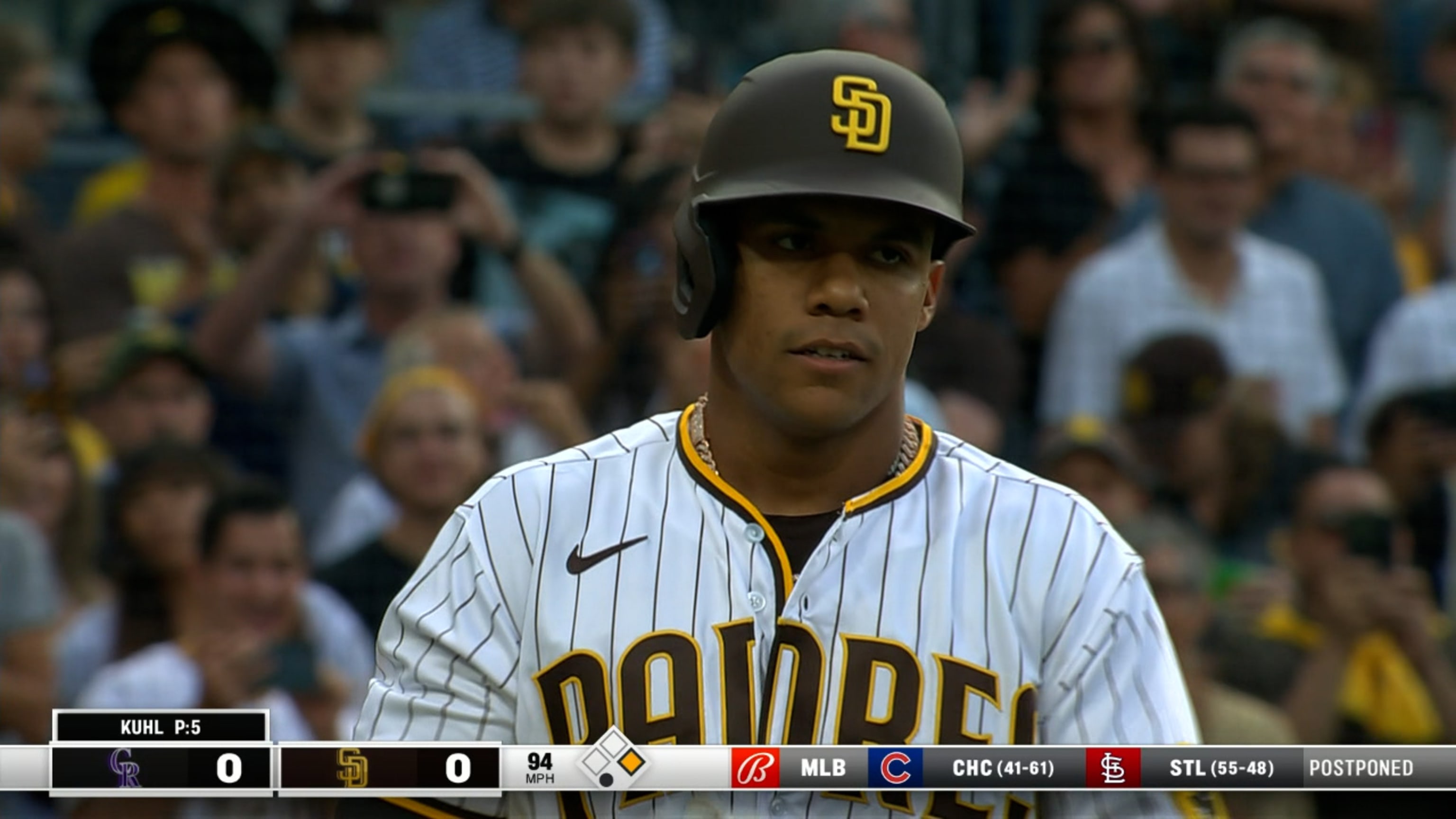 JUAN SOTO DEBUT!! All-Star joins Padres, gets huge cheers from San Diego  fans!! 