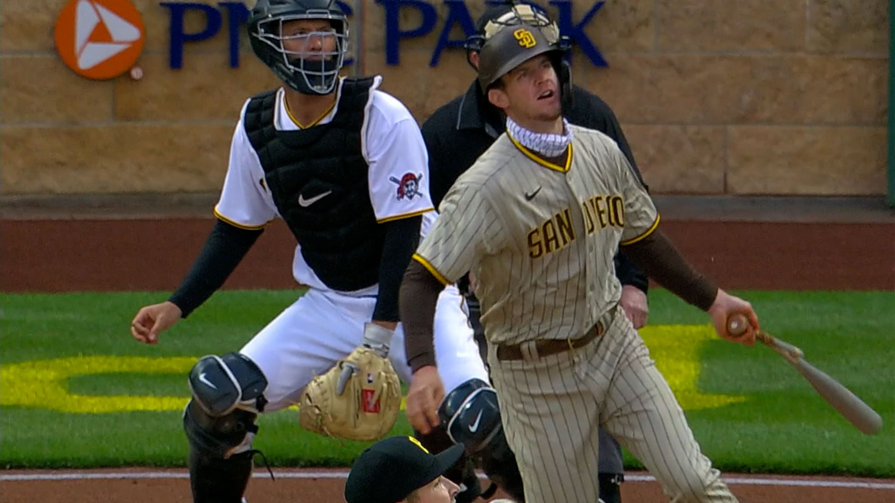 getting hit with a baseball bat