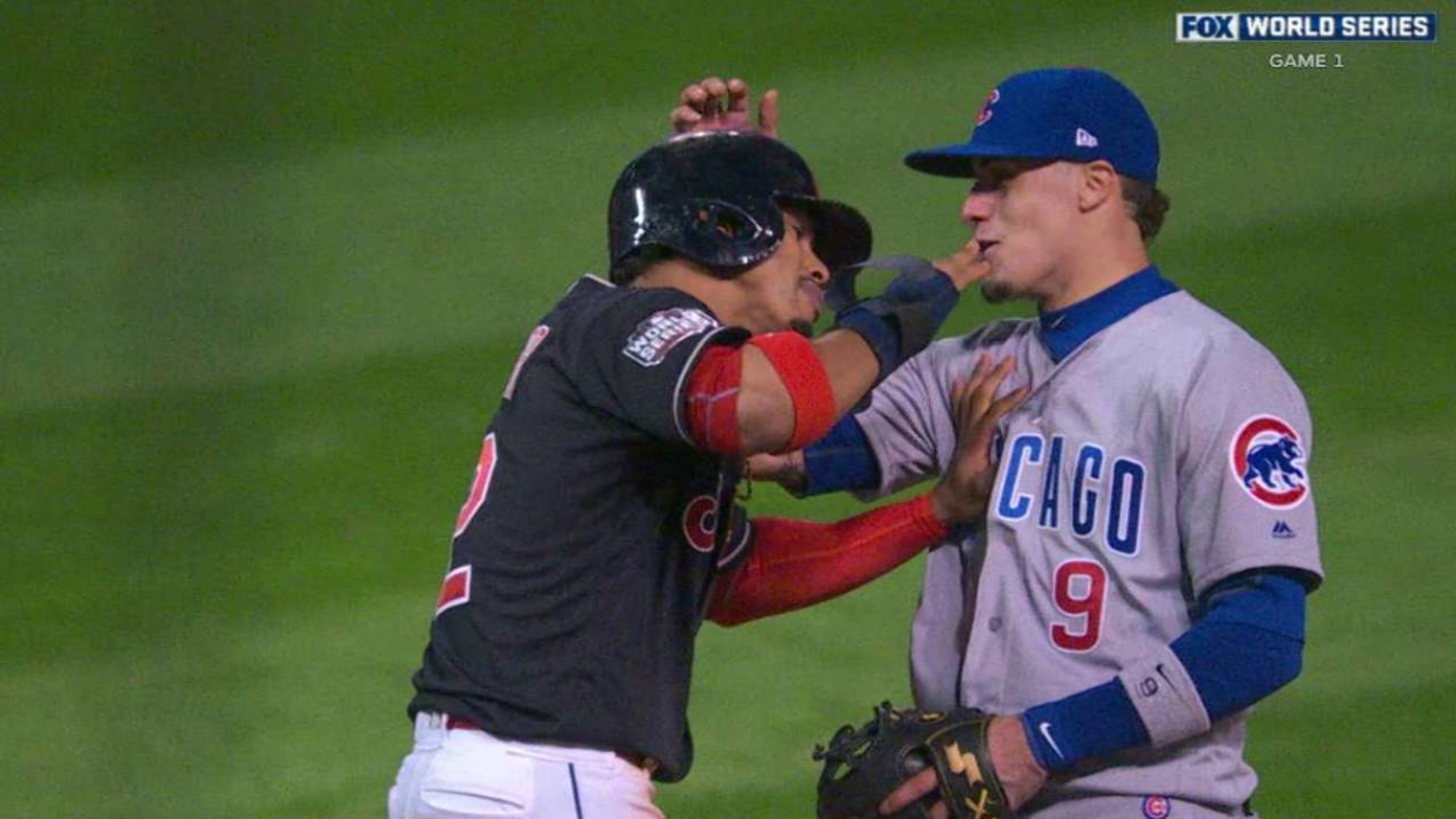 Francisco Lindor and Javier Baez s friendly encounter at second