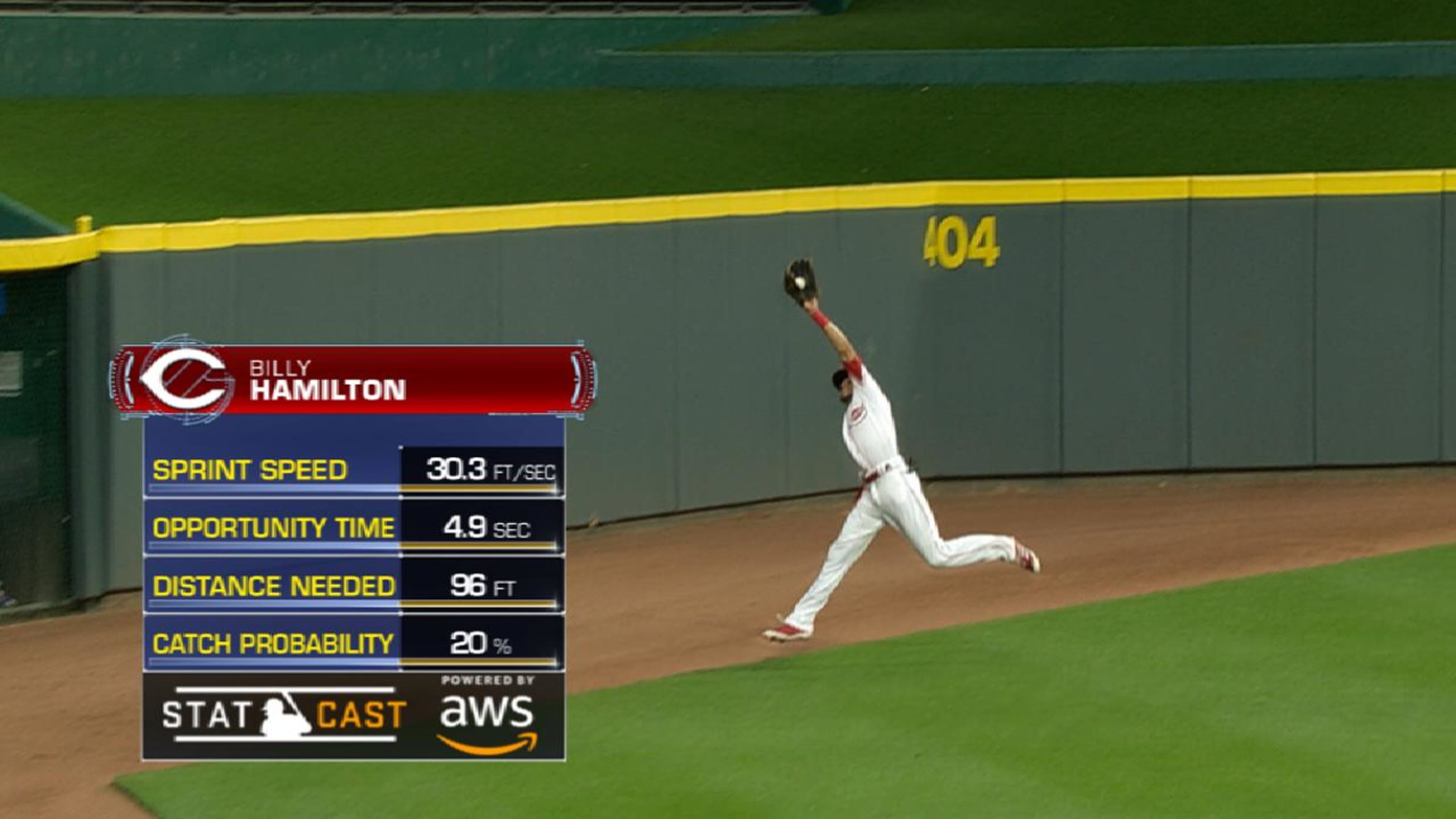 Billy Hamilton makes ridiculous catch to rob home run for Mariners