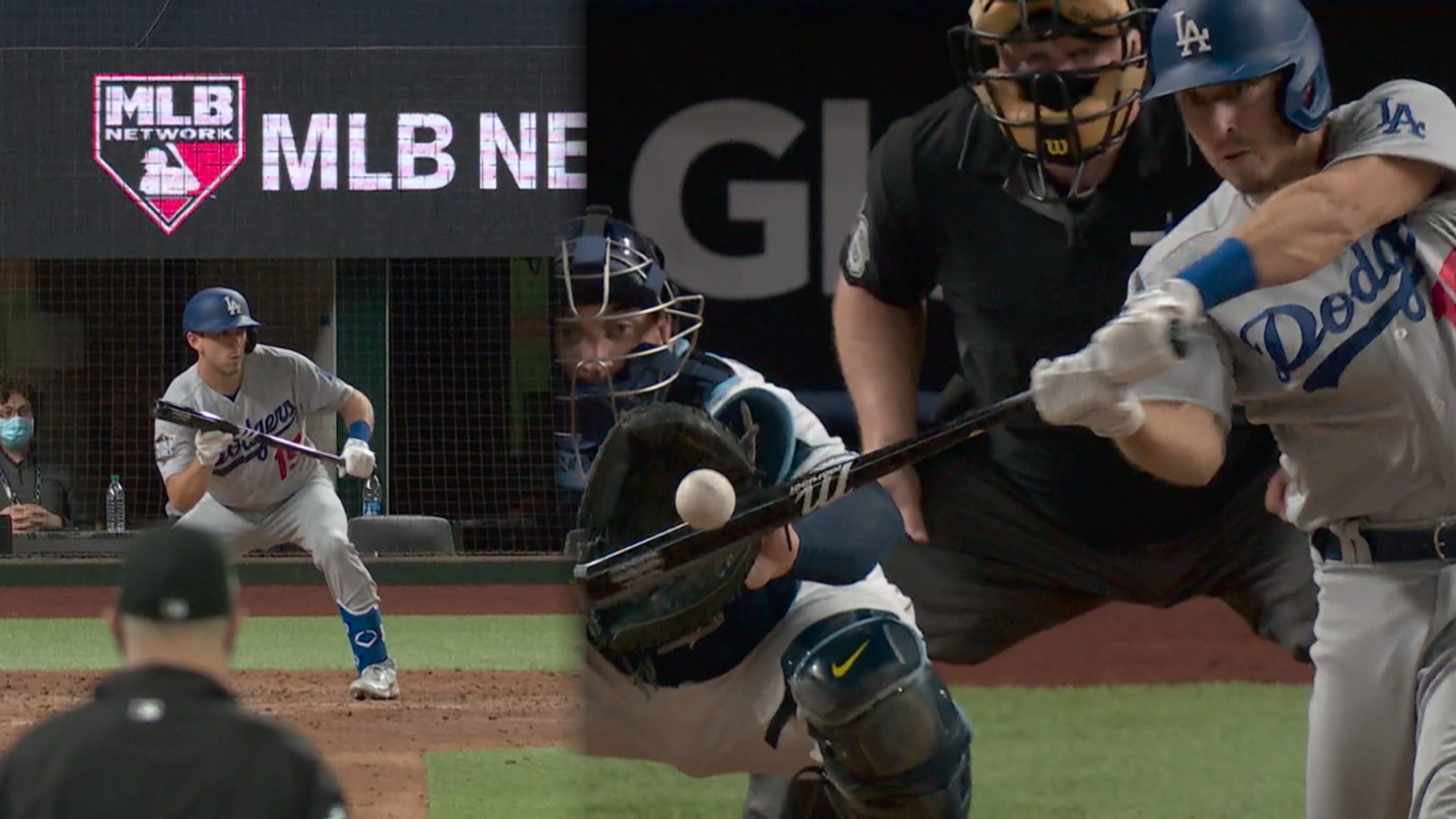 Austin Barnes toca y da HR