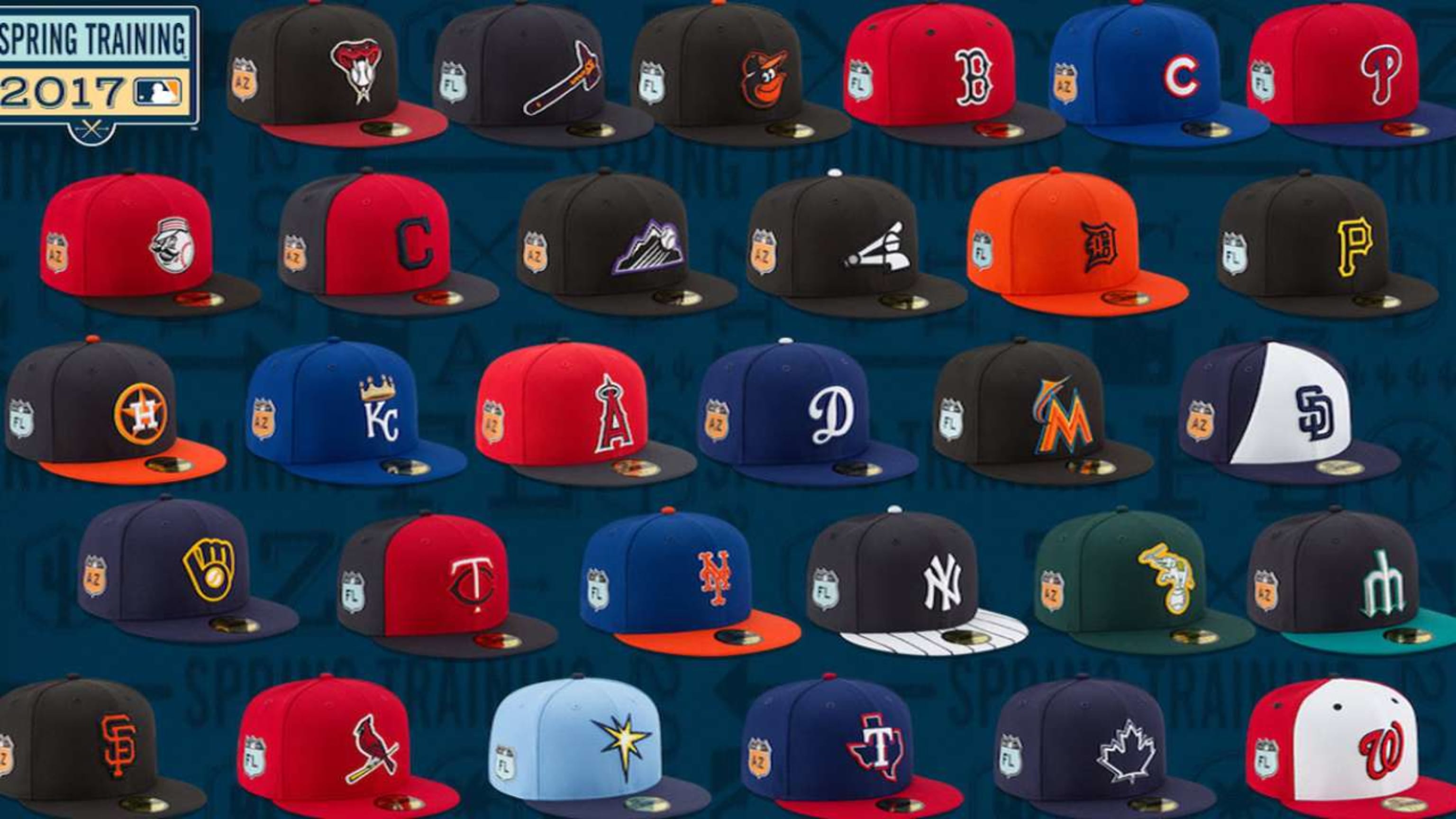 MLB's eight new Spring Training hats, ranked