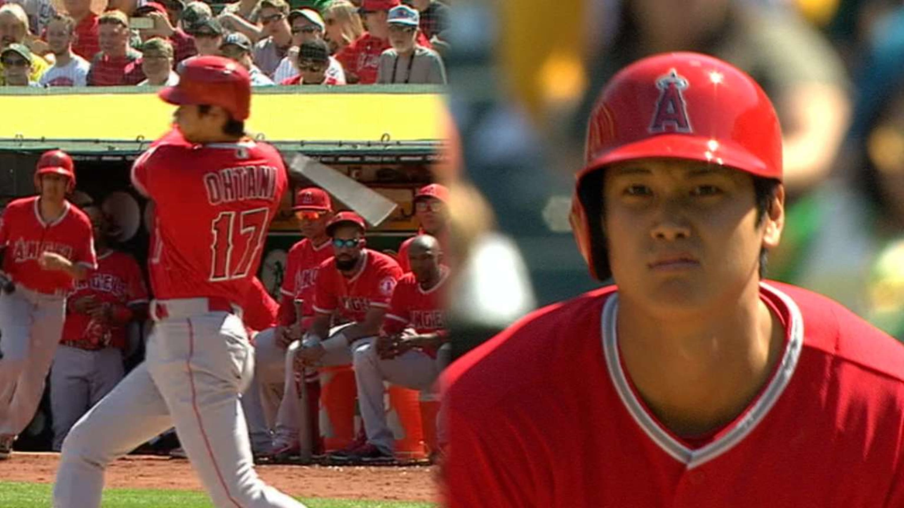 Ohtani conecta su 1er sencillo
