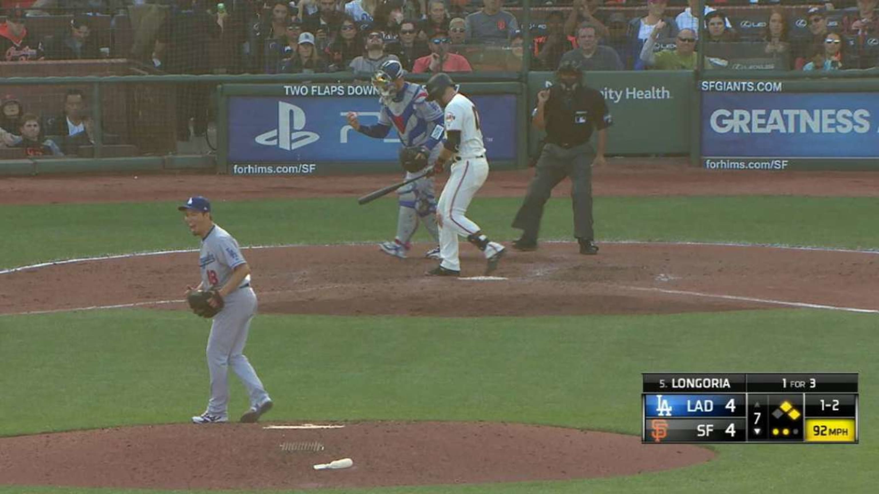 Maeda strikes out Longoria