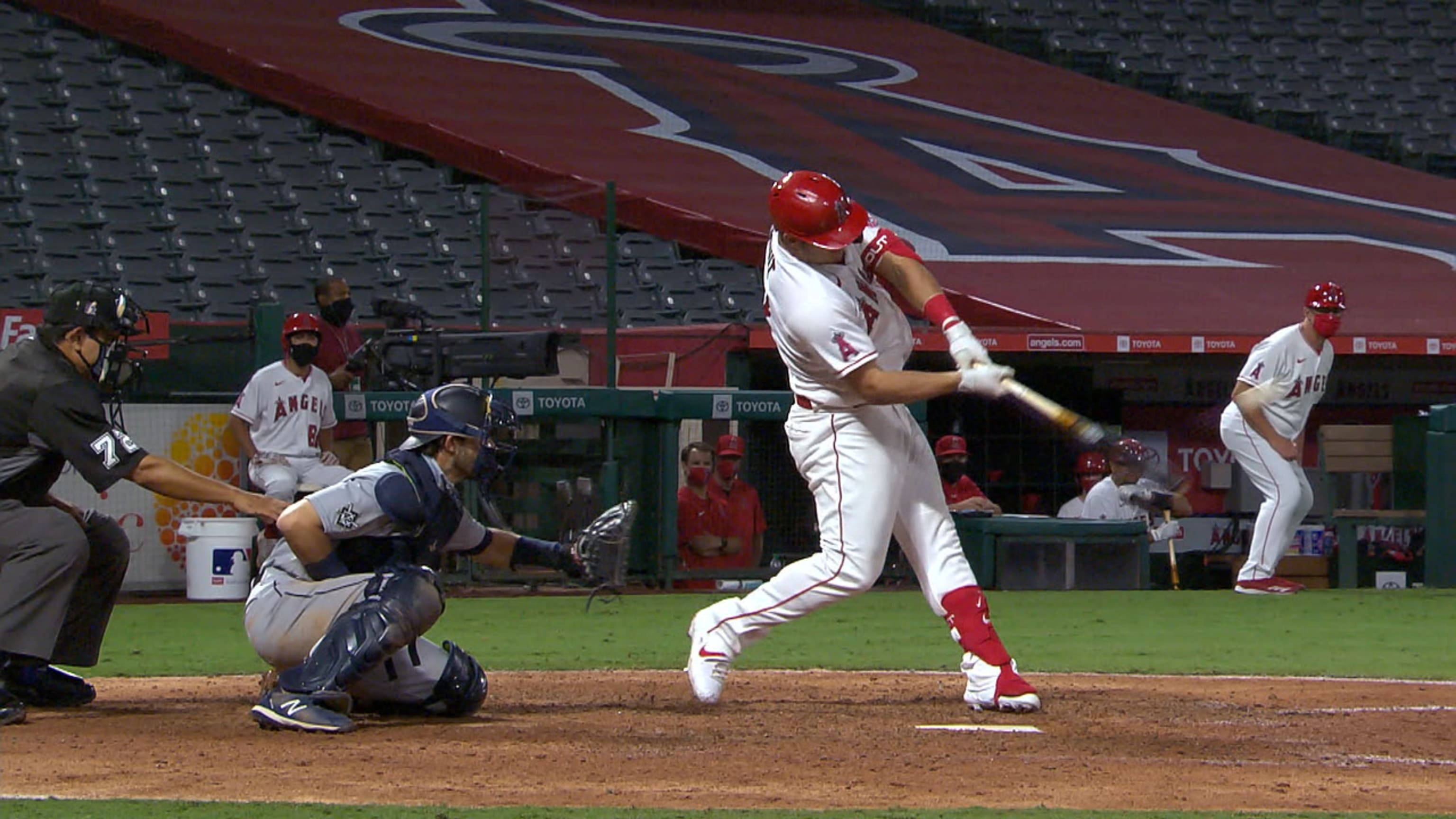 HR de 3 carreras de Mike Trout 