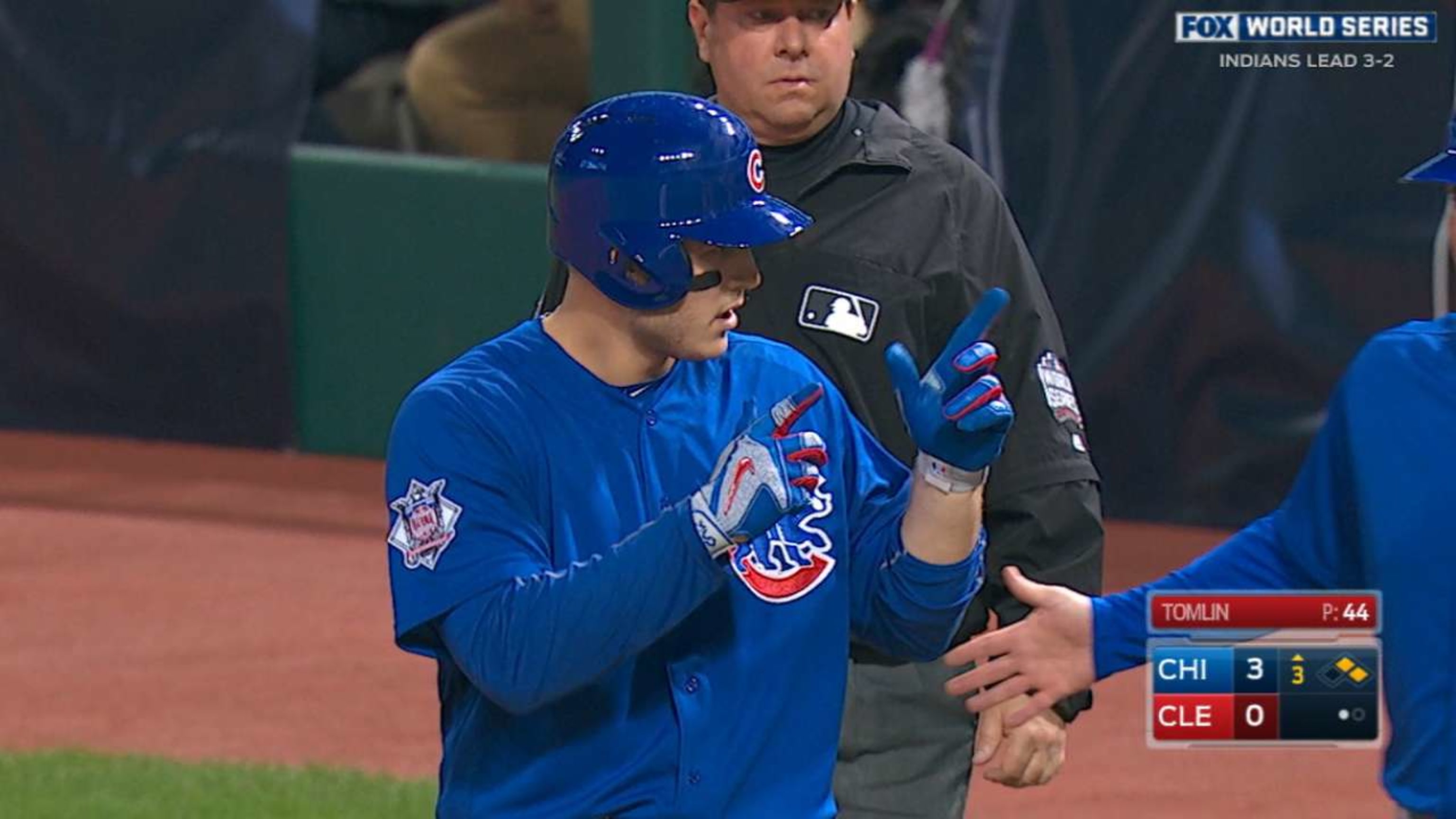 World Series, Game 5: Cubs 3, Indians 2; Cleveland leads Chicago 3-2