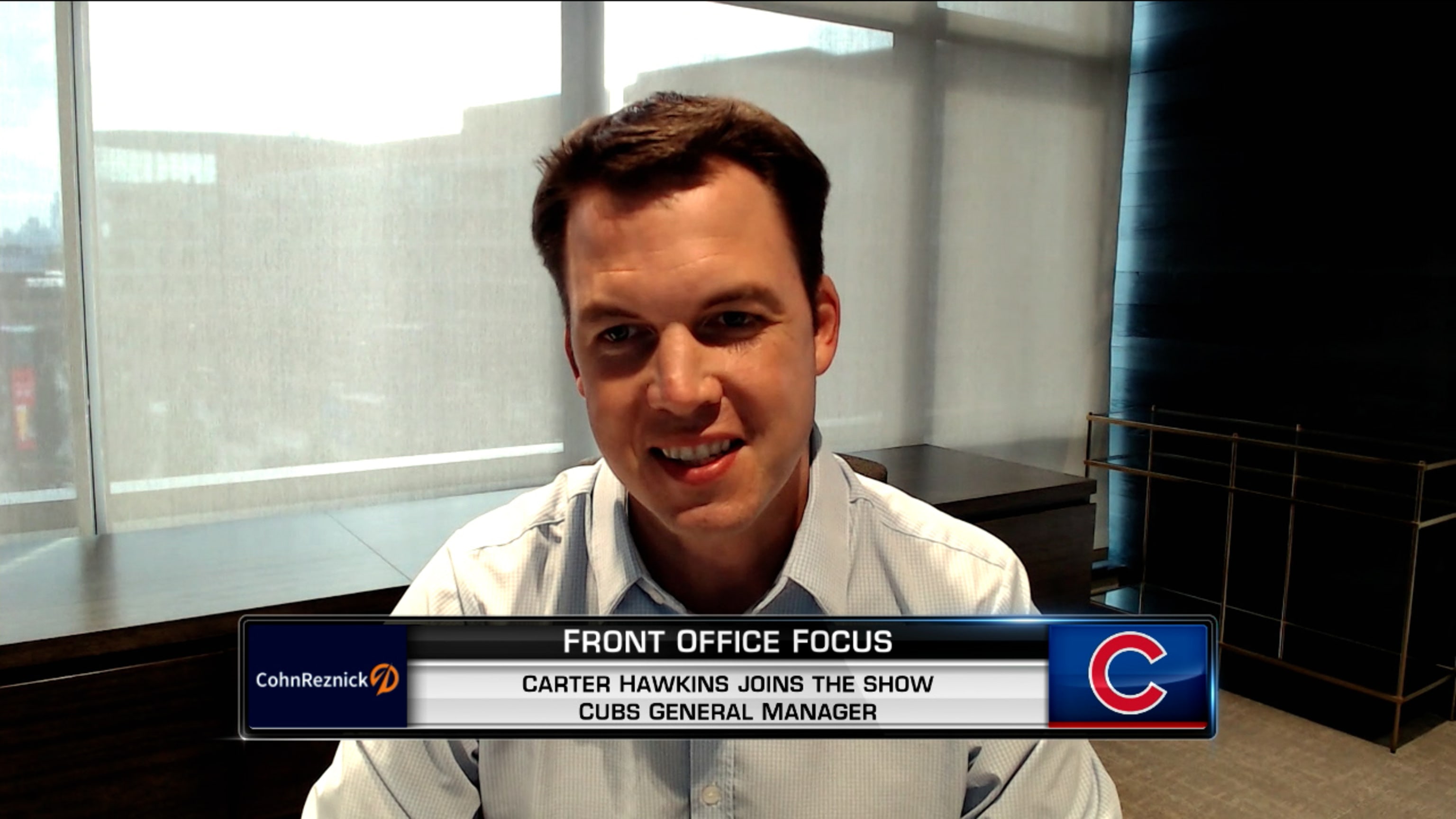 Cubs general manager Carter Hawkins talks about team's top prospects