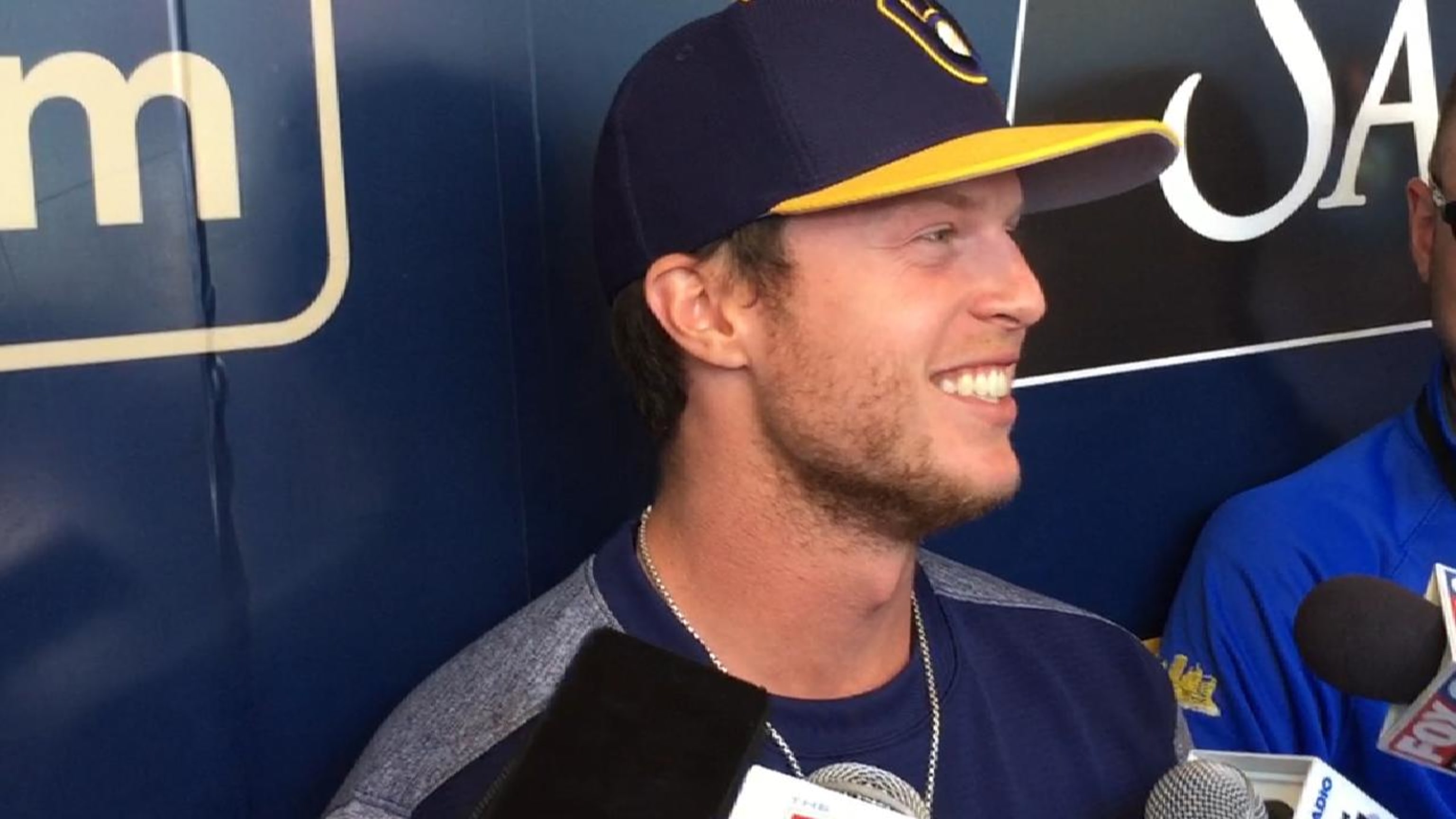 SEE IT: Brewers prospect Brett Phillips has the greatest laugh in