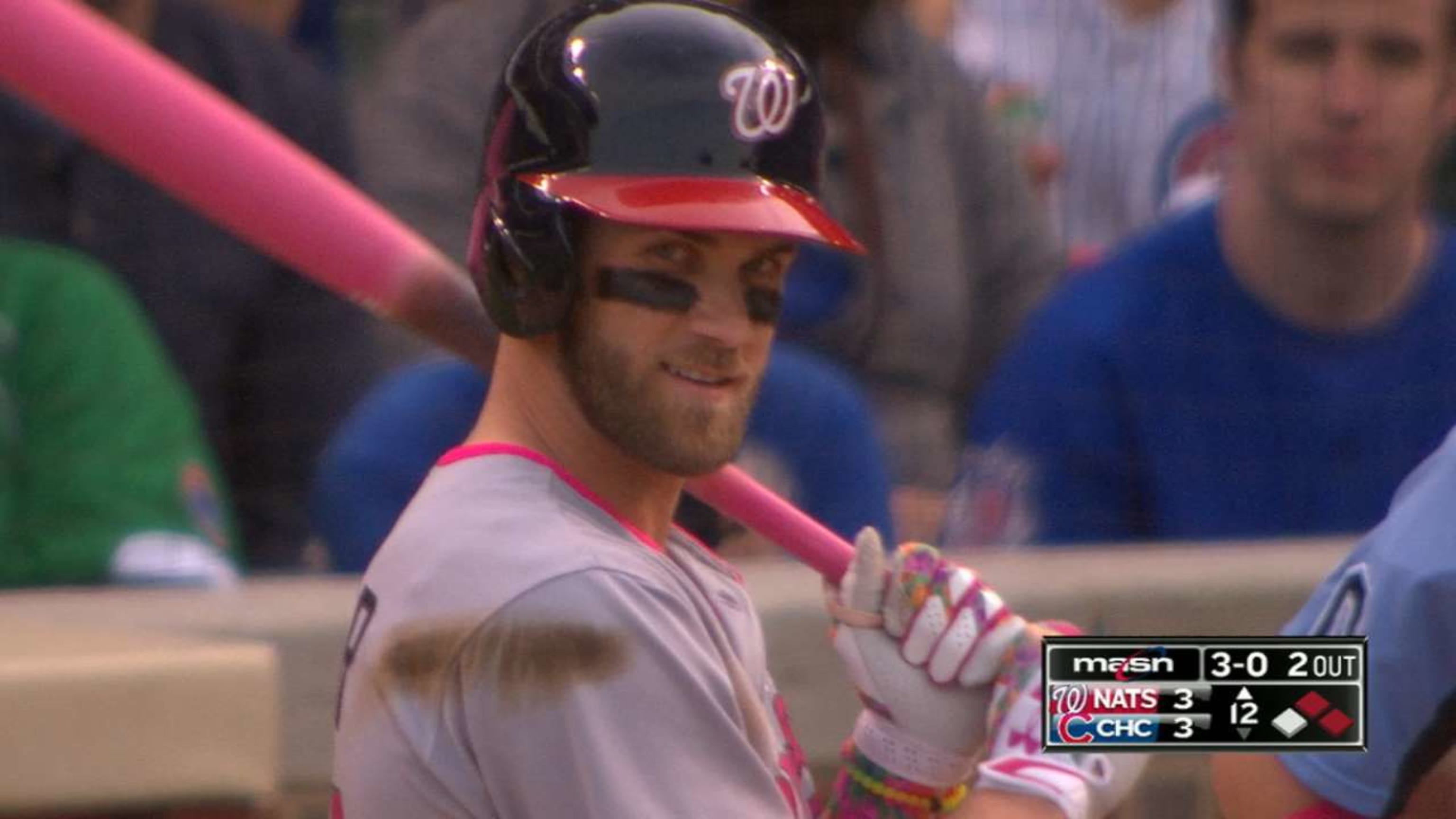 Bryce Harper jokes about parents missing grand slam, has colorful